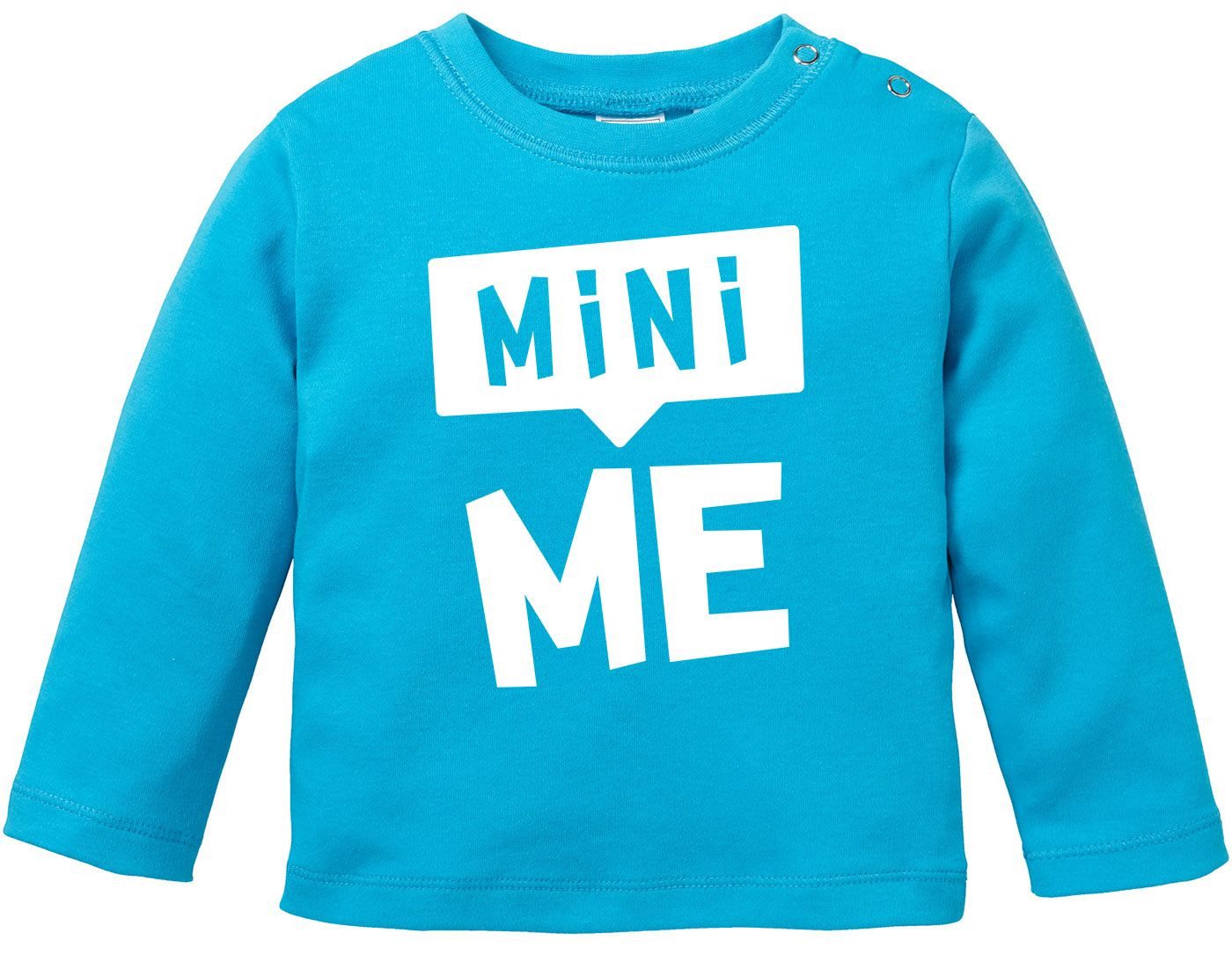 Rundhalsshirt Baby Langarmshirt Mini-Me Babyshirt Jungen Mädchen Shirt
