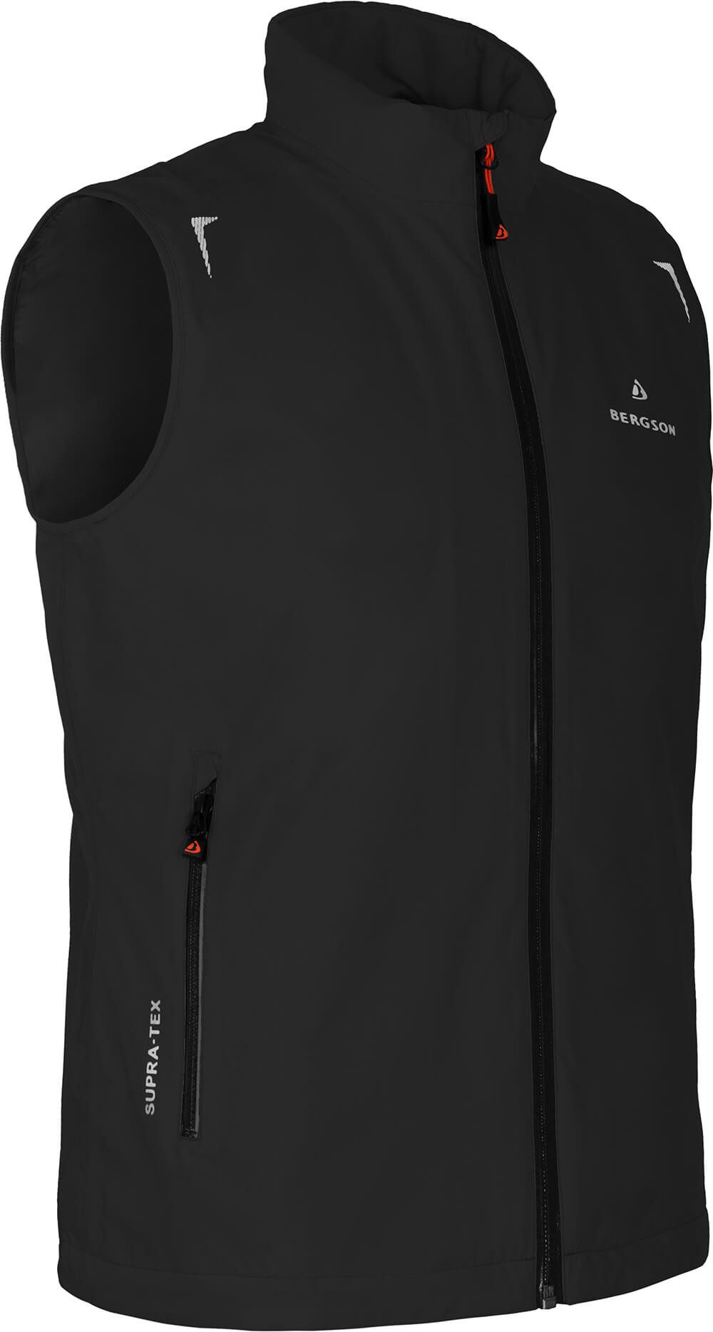 Bergson Regenjacke EGGEN THERMO Weste Herren Regenweste, leicht wattiert, 1 günstig online kaufen