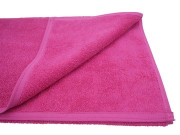 Sensepura Handtuch saugstark und hochwertig magenta-rot, Frottier (1-St), farbenfroh & saugstark, Handtuch 50x100 cm
