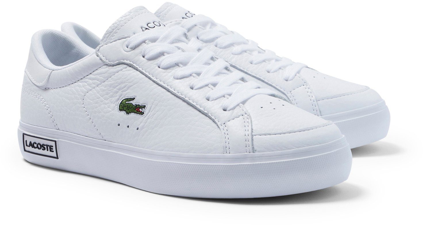 Lacoste POWERCOURT 222 6 SFA Sneaker weiß-grün | Schnürschuhe