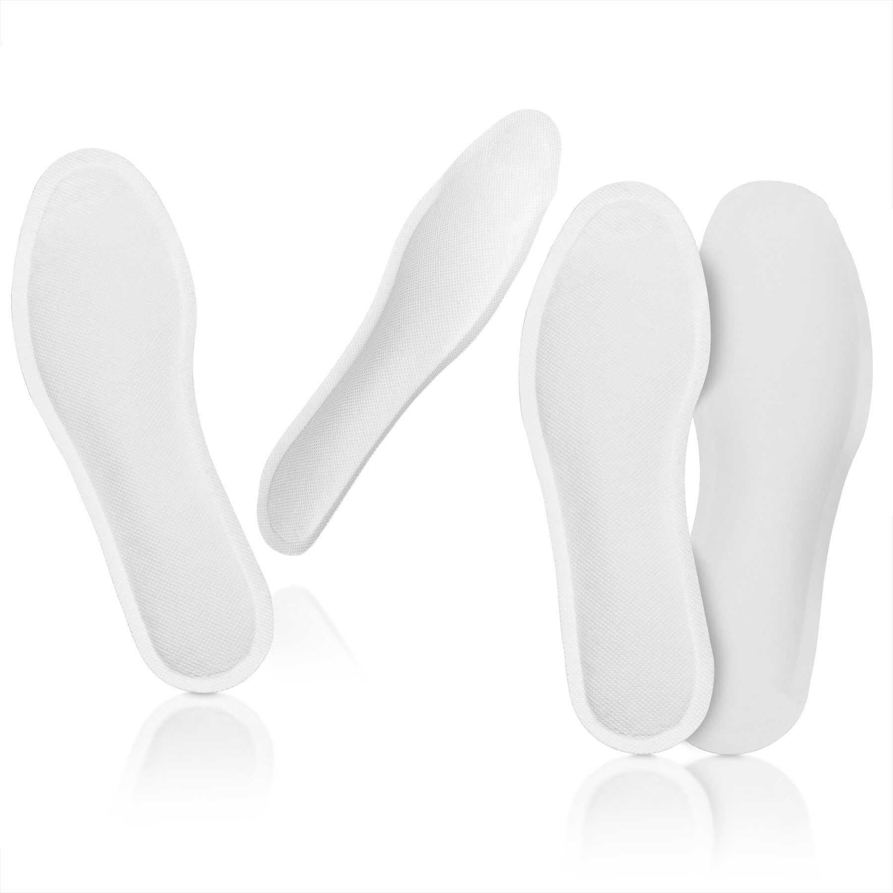 BigDean Thermosohlen 10 Paar beheizbare Einlegesohlen Wärmesohlen für Schuhe 39-44 EU (Set, 20-tlg., Fußwärmer), Thermo Einlegesohlen, Dünnes Flexibles Design, 50°c Im schuh
