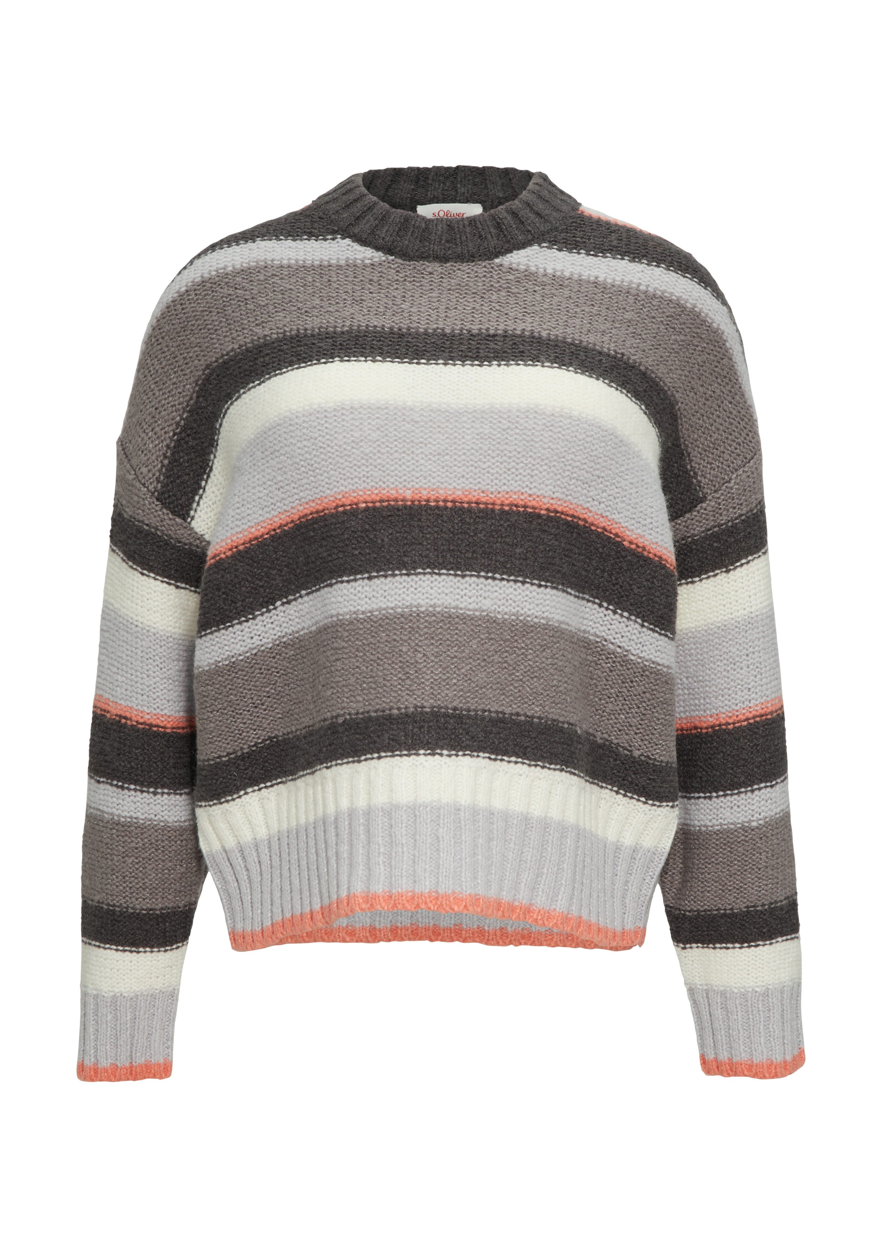 s.Oliver Strickpullover mit Streifenmuster