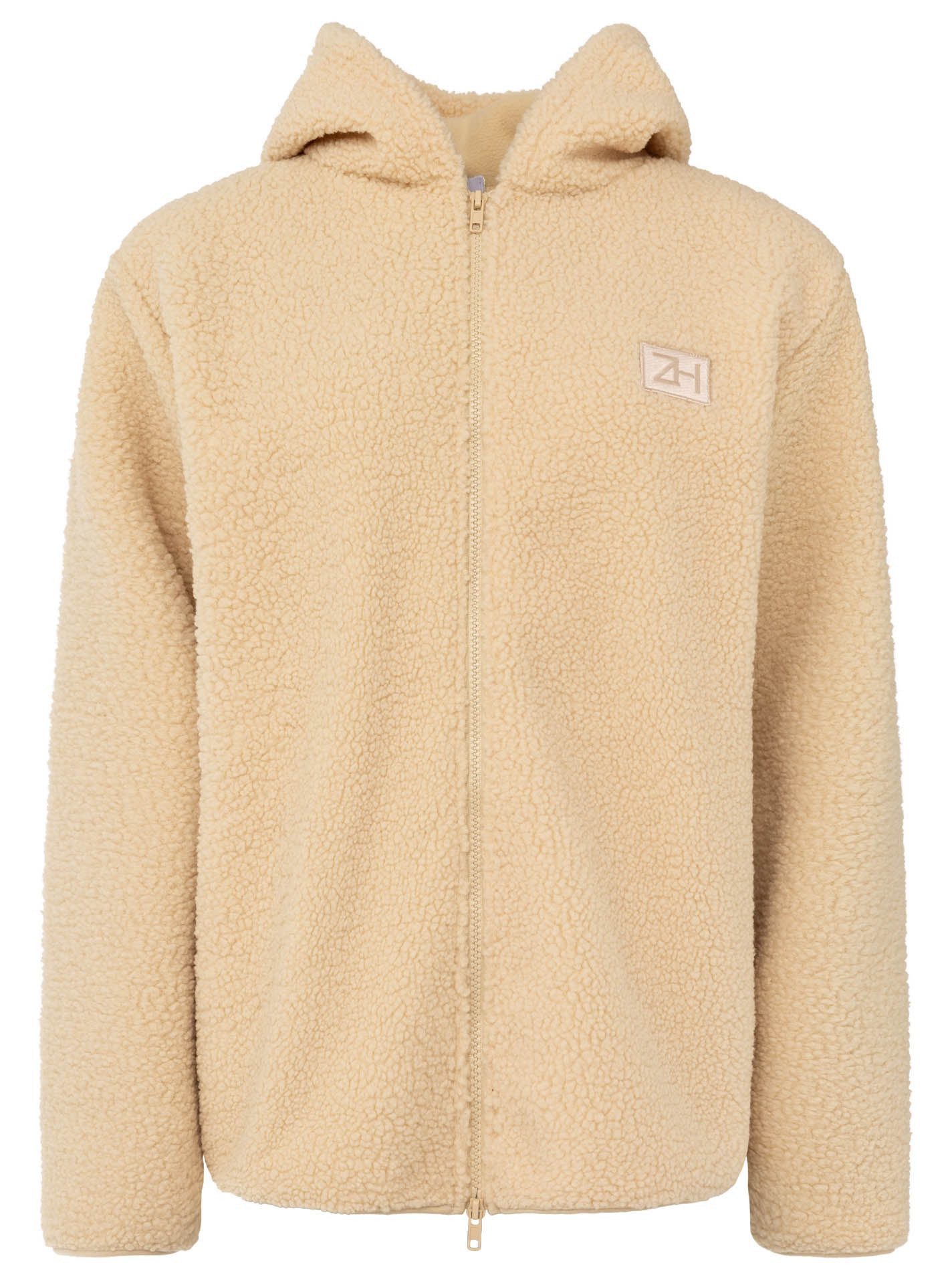 Zwillingsherz Kapuzensweatjacke Teddyjacke mit Kapuze "Wild & Free"