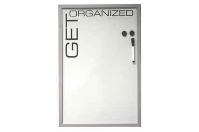 Rheita Pinnwand Magnettafel "Get Organized" 40x60cm inkl. 2 Magnete