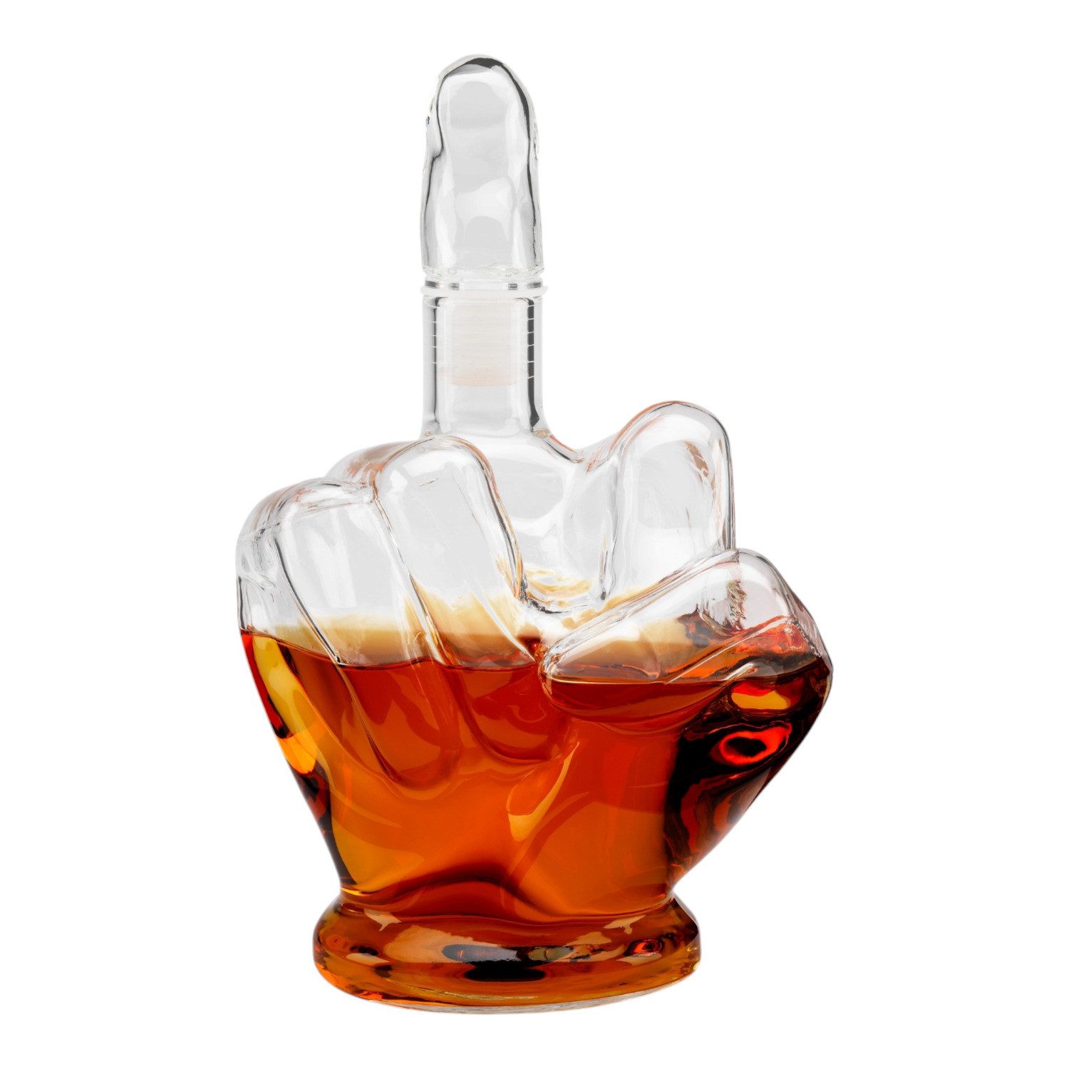 Dekanter Mittelfinger Dekanter aus Glas für Whiskey