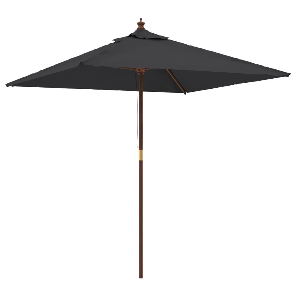 DOTMALL Sonnenschirm Sonnenschirm mit Holzmast 198x198x231 günstig online kaufen