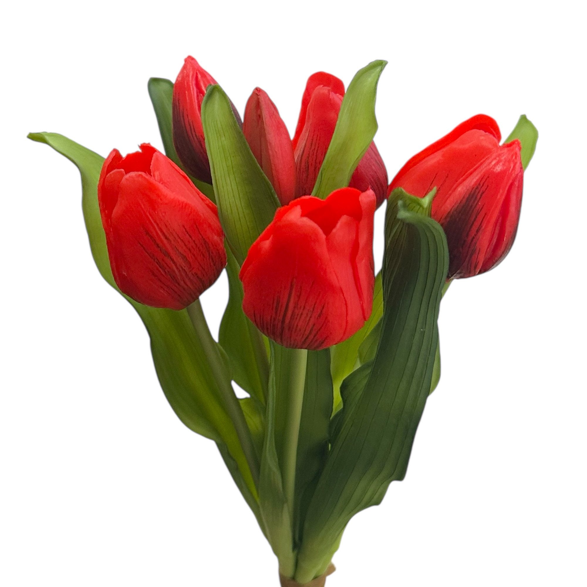 Kunsttulpe Künstlicher Tulpen-Bund 32cm "Soft-Touch" Kunstblume Tulpe, Floratexx GmbH, Höhe 32.00 cm