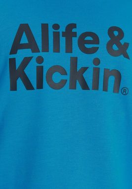 Alife & Kickin Sweatshirt Logo-Print in melierter Qualität