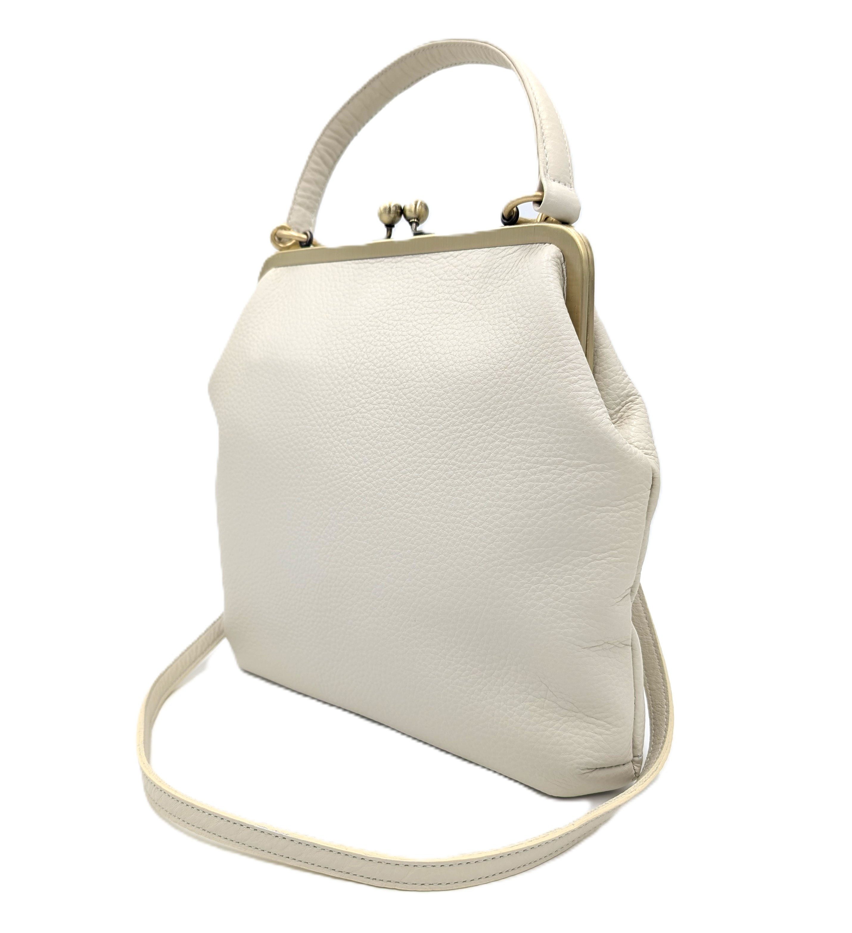 Taschenkinder Schultertasche Vintage Ledertasche Damen - Handtasche Zoe, Retro Umhängetasche, Echtes Leder vom Rind