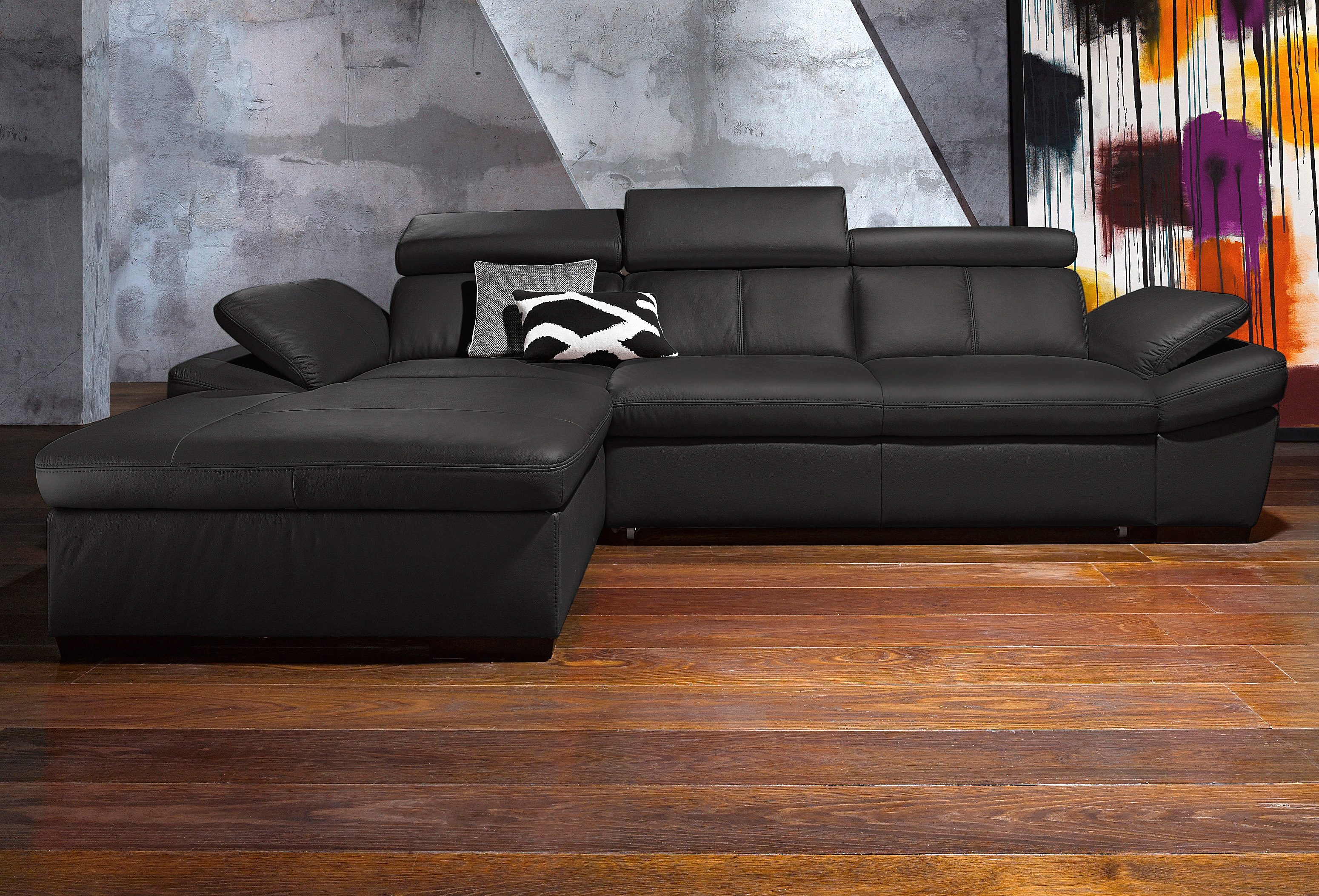 exxpo - sofa fashion Ecksofa, inklusive Kopfteil- und Armteilverstellung,  wahlweise mit Bettfunktion online kaufen | OTTO