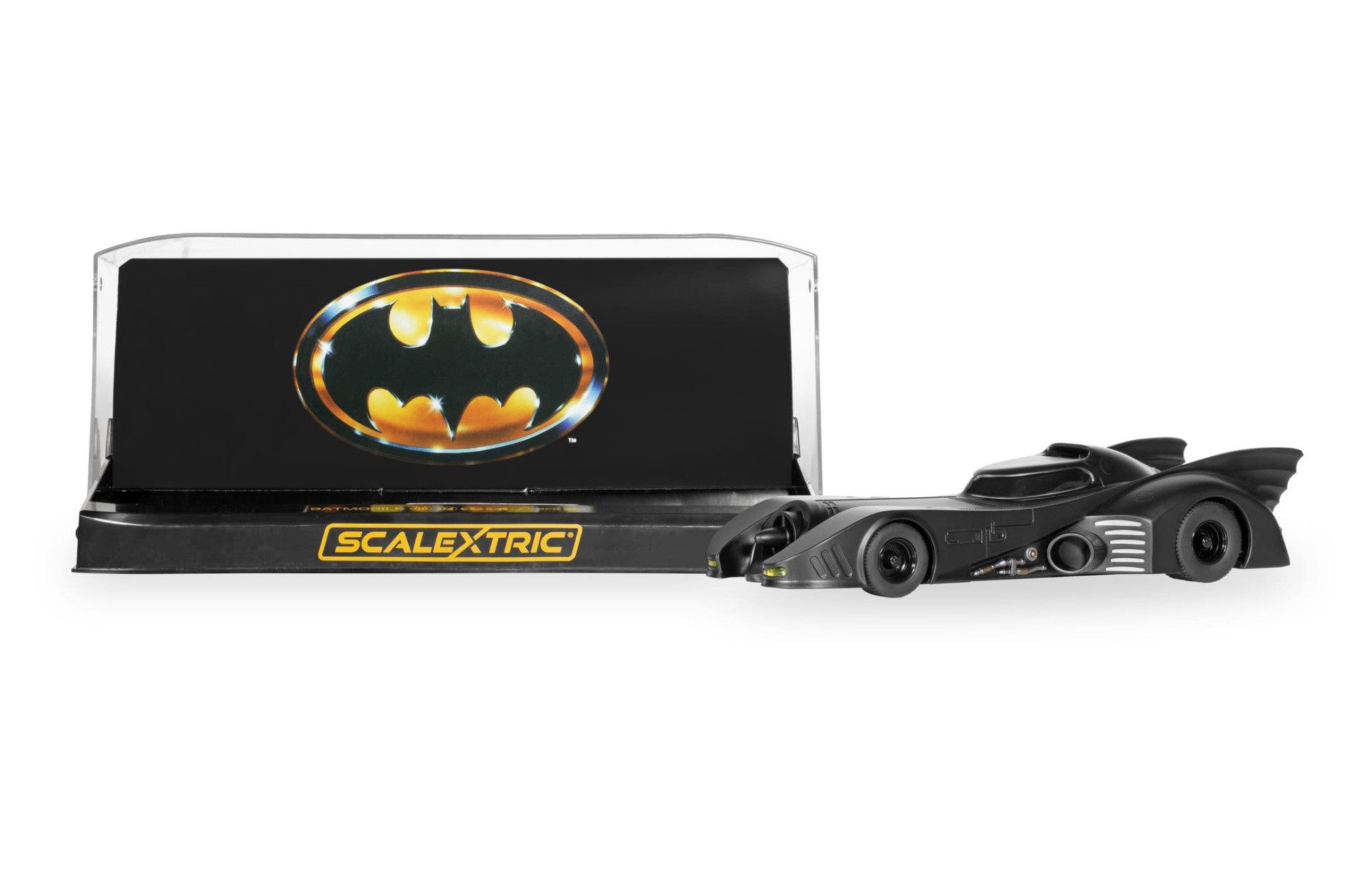 Scalextric Rennbahn-Auto Scalextric Batman 1:32 Batmobile 1989 HD Slotcar - Rennbahnauto