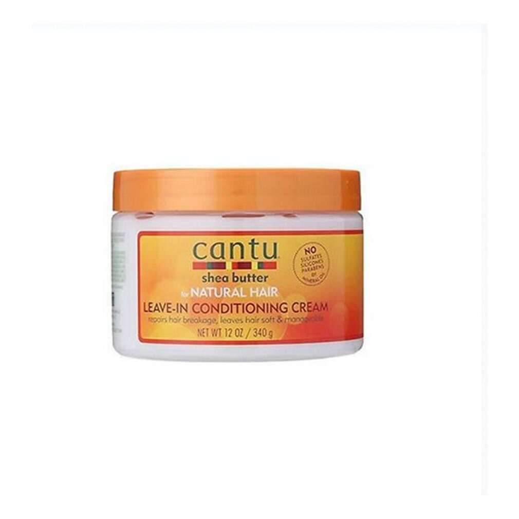 Cantu Haarkur Natural Hair Leave-In Conditioner Cream Jar 12 Ounce