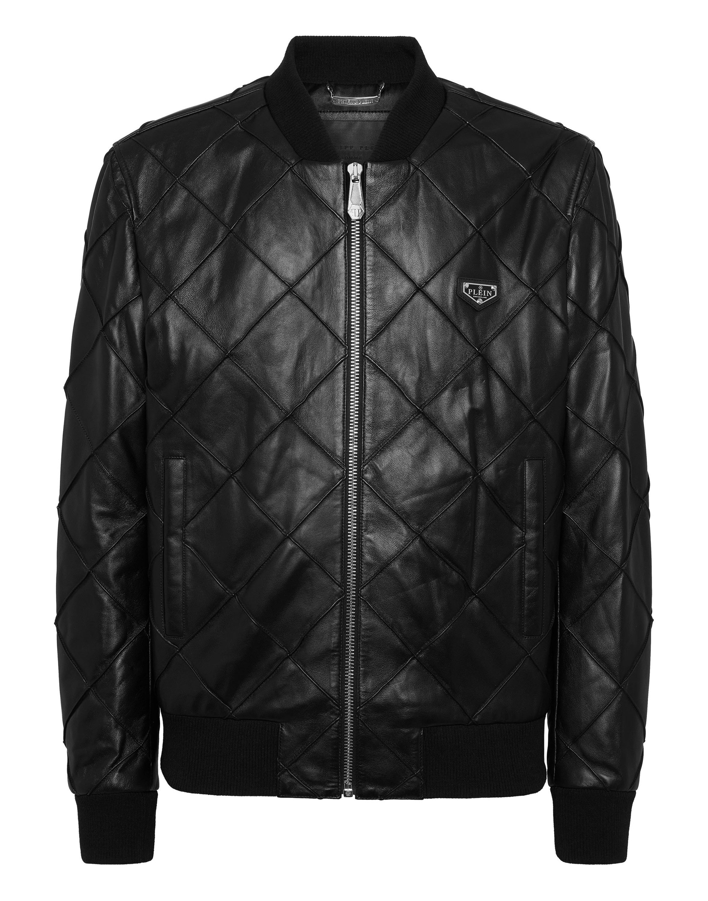PHILIPP PLEIN Lederjacke Leder-Bomber günstig online kaufen