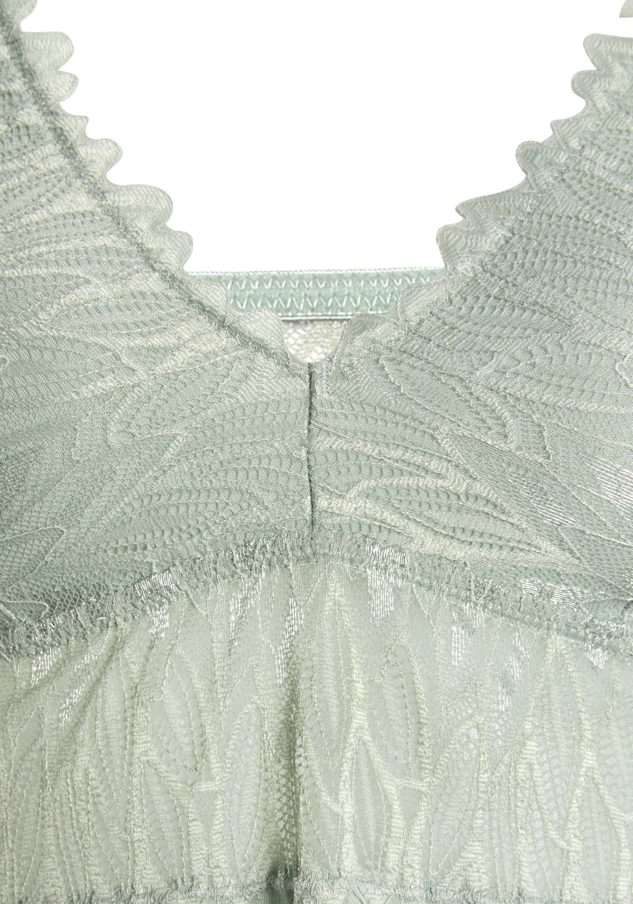 LASCANA Negligé mit Spitzendetails