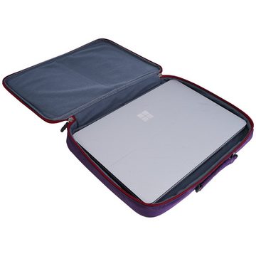 aha Laptoptasche Notebook-Cover Tasche Schutz-Hülle Sleeve Bag, Hülle Handgriff Etui für 13" 13,3" 13,5" 14" 14,1" Zoll Laptop