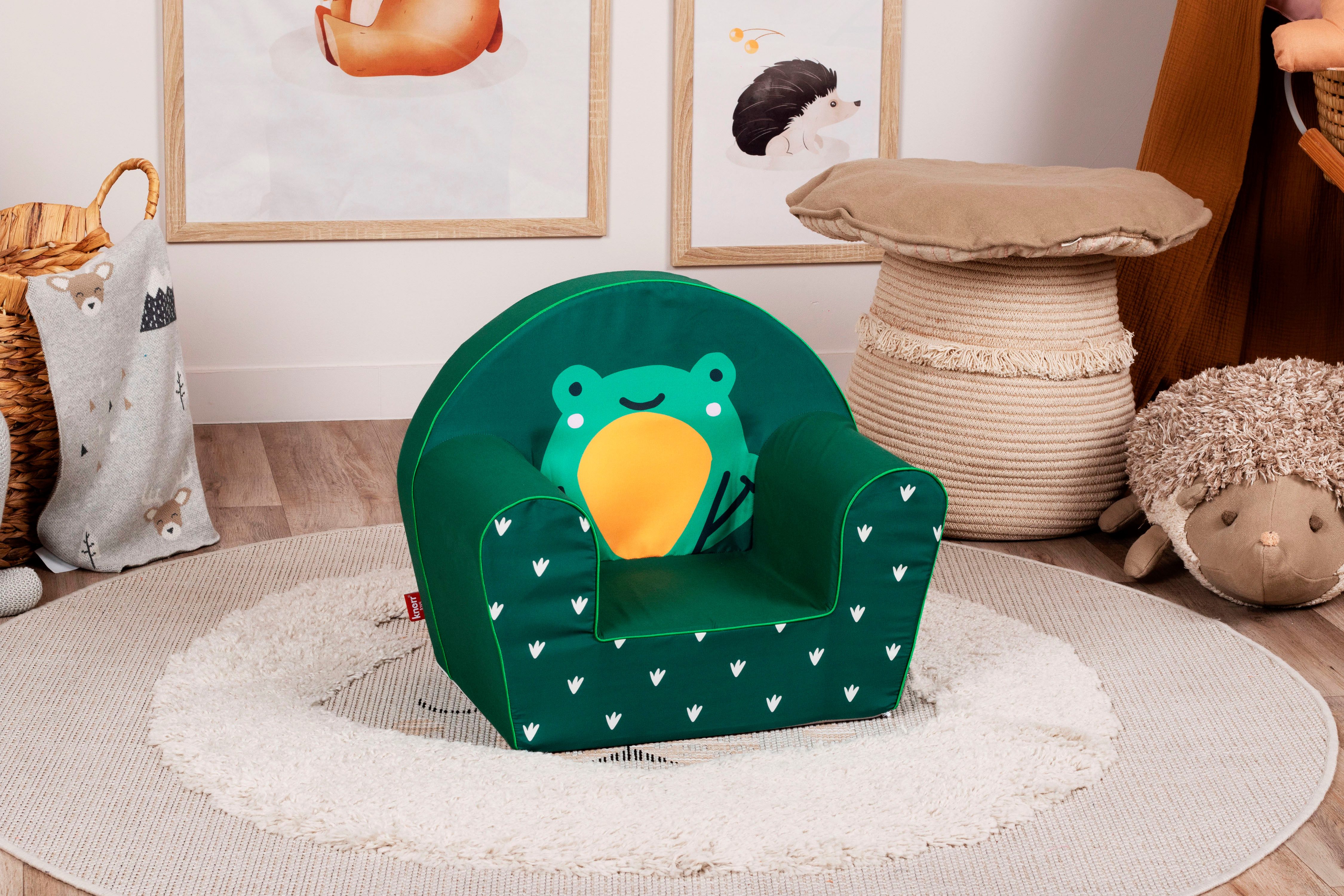 Knorrtoys® Sessel Green frog, für Kinder, Made in Europe günstig online kaufen