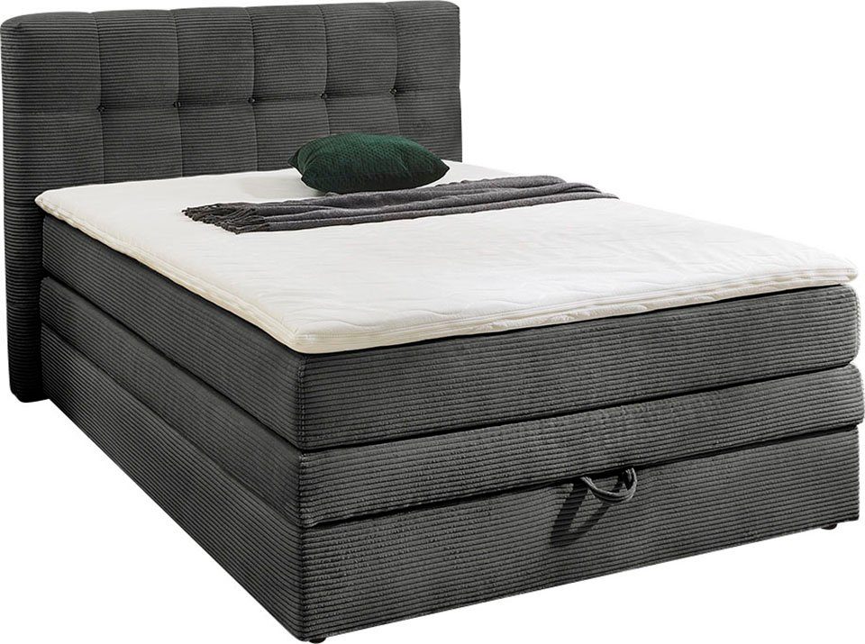 Jockenhöfer Gruppe Boxspringbett Amy, mit Bettkasten und Kaltschaum-Topper, günstig online kaufen