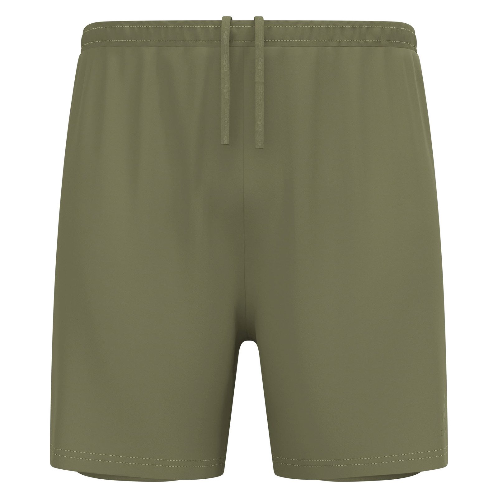 Odlo 2-in-1-Hose 2-in1 Short Essential 6 Inch mit Odlo-Logo auf linkem Bein