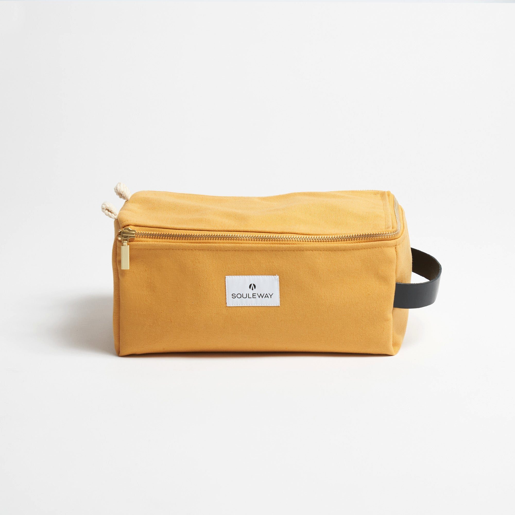 Souleway Kulturbeutel Classic Washbag L Mustard Yellow