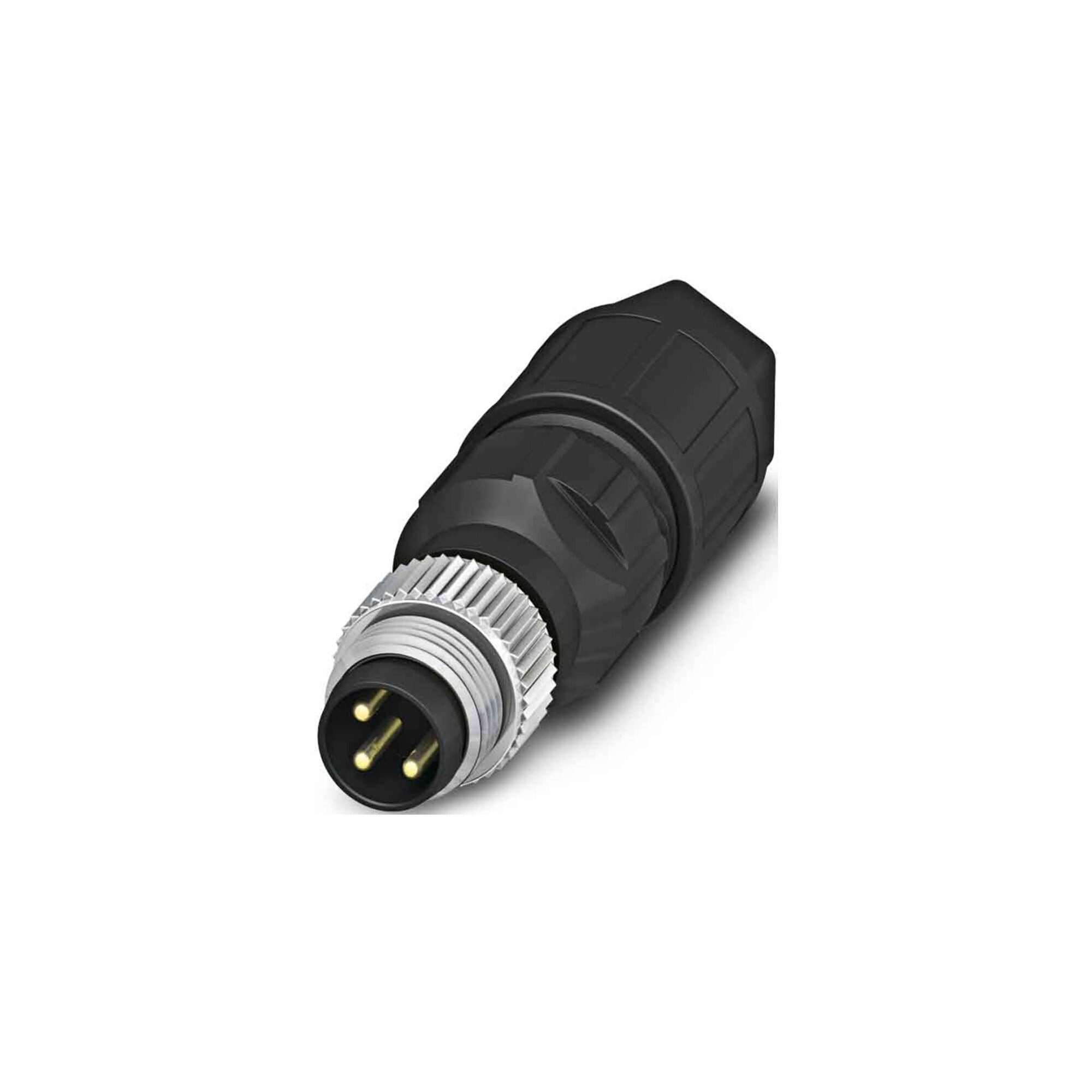 Phoenix Contact Schuko-Stecker Phoenix Contact Sensorsteckverbinder St.,3p M8 gerade SACC-M 8MS-3QO-0