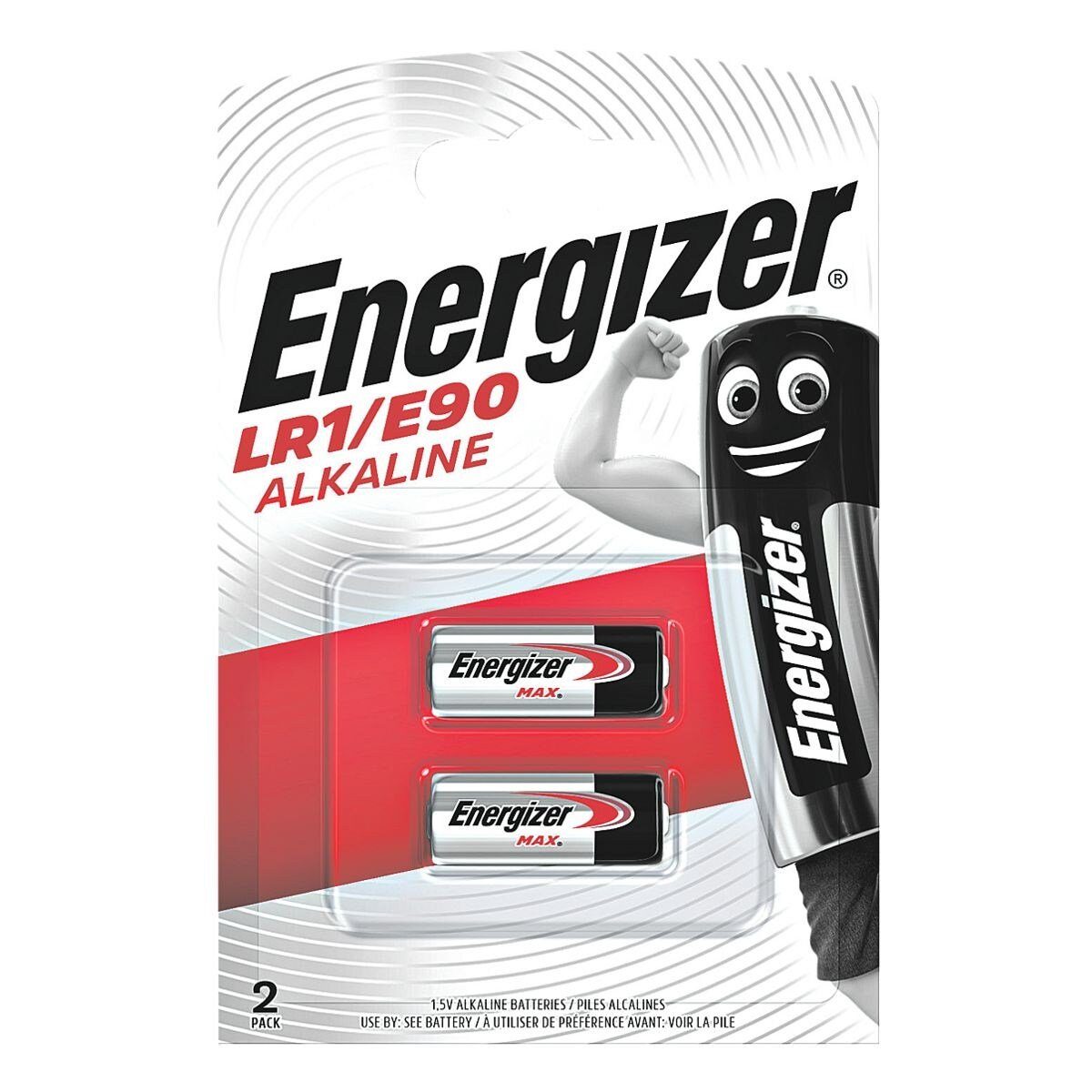 Energizer Spezial Alkali Batterie, (1.5 V, 2 St), Lady / LR1 / E90, 1,5 V, Alkali