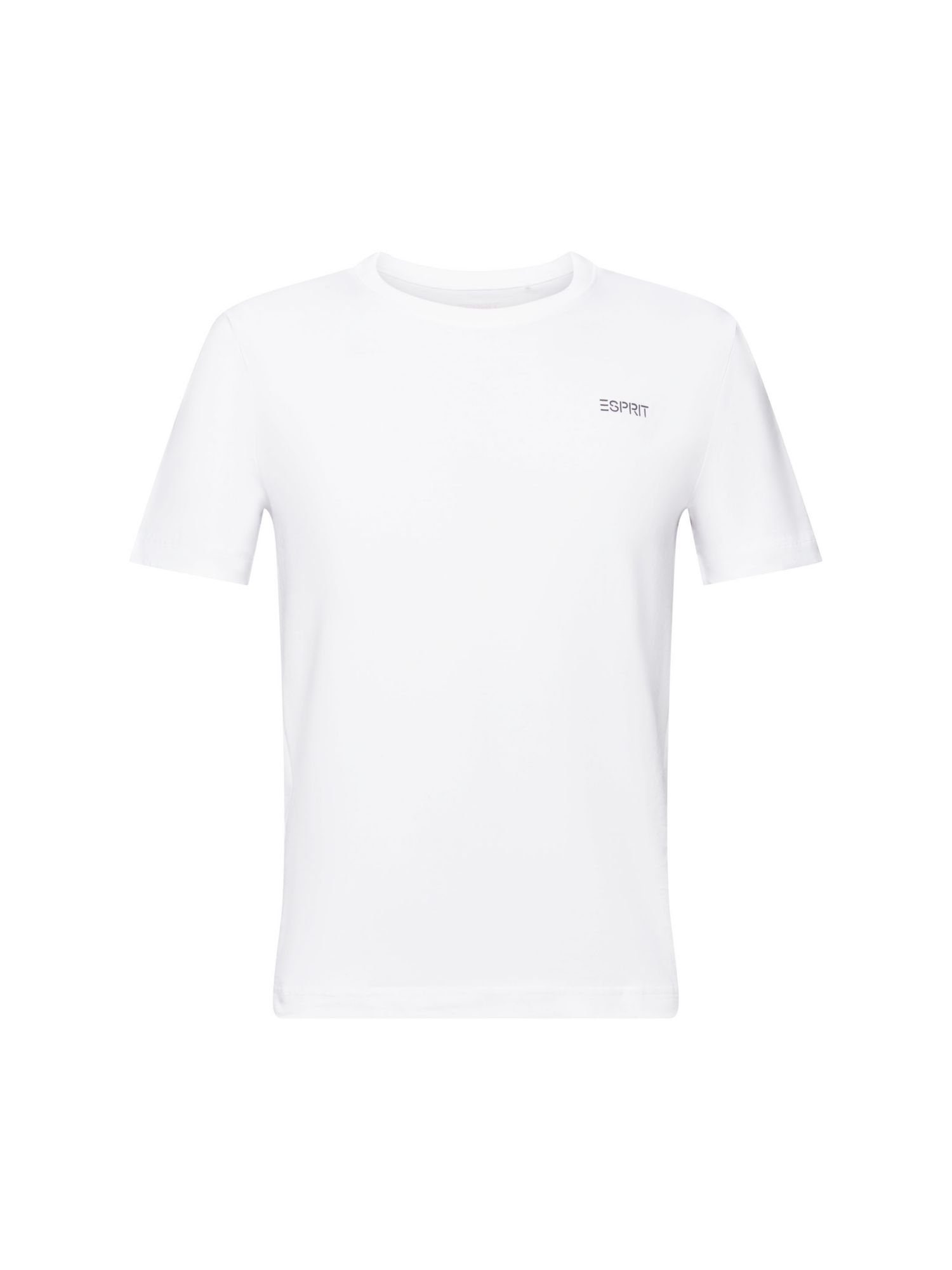 Esprit T-Shirt Logo-T-Shirt aus Baumwolljersey (1-tlg)