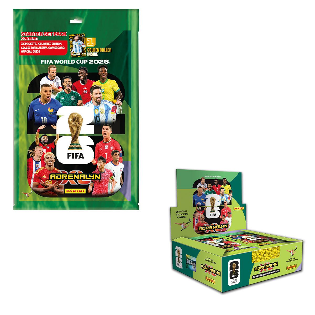 Panini Sammelkarte Panini FIFA World Cup 2026™ Adrenalyn XL™ - Starter-Bundle