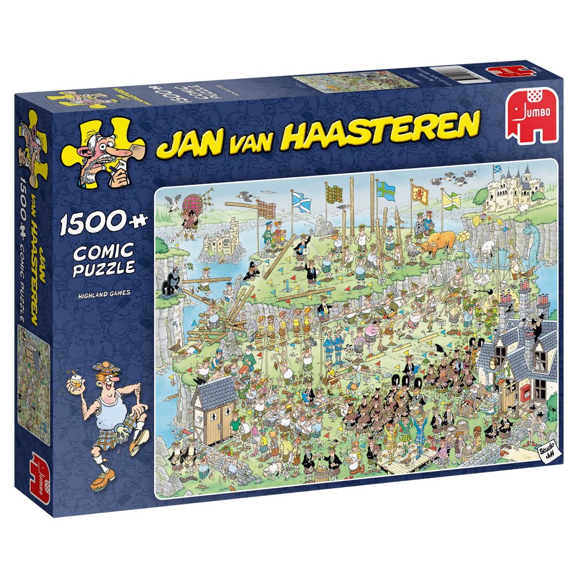 Jan van Haasteren Пазлы Jumbo 19088 Jan van Haasteren Highland Games 1500 Teile Пазлы, 1500 Пазлыteile