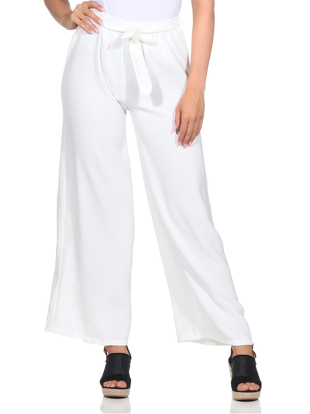 simaranda Palazzohose Damen Hose 182 Creme günstig online kaufen