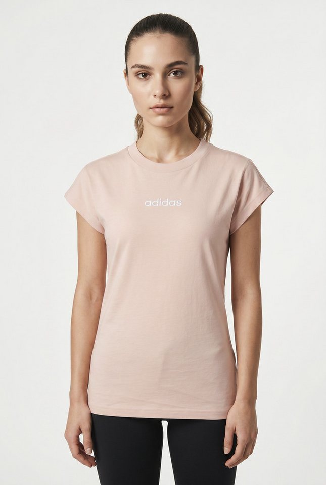 adidas Sportswear T-Shirt W LIN SJ T sportlicher Stil, Kurzarm, ohne Verschluss, aus Baumwolle