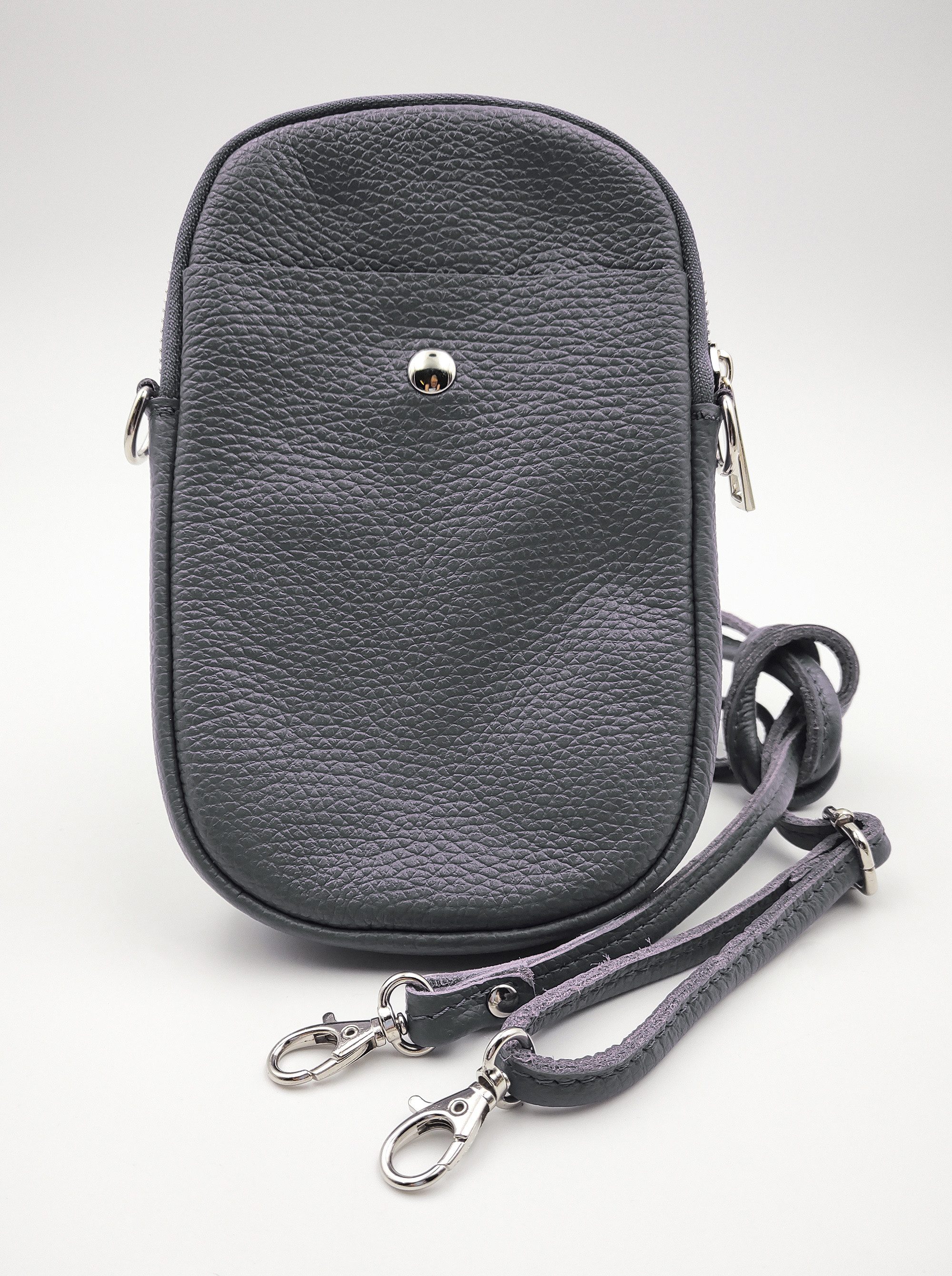 Cassandra Accessoires Handytasche Smartphonetasche, Umhängetasche, aus hochwertigem echtem Leder