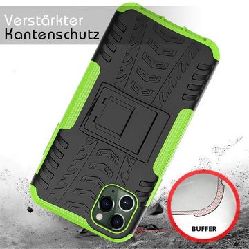 CoolGadget Handyhülle Outdoor Case Hybrid Cover für Apple iPhone 12 / 12 Pro 6,1 Zoll, Schutzhülle robust Handy Case für iPhone 12, iPhone 12 Pro Hülle