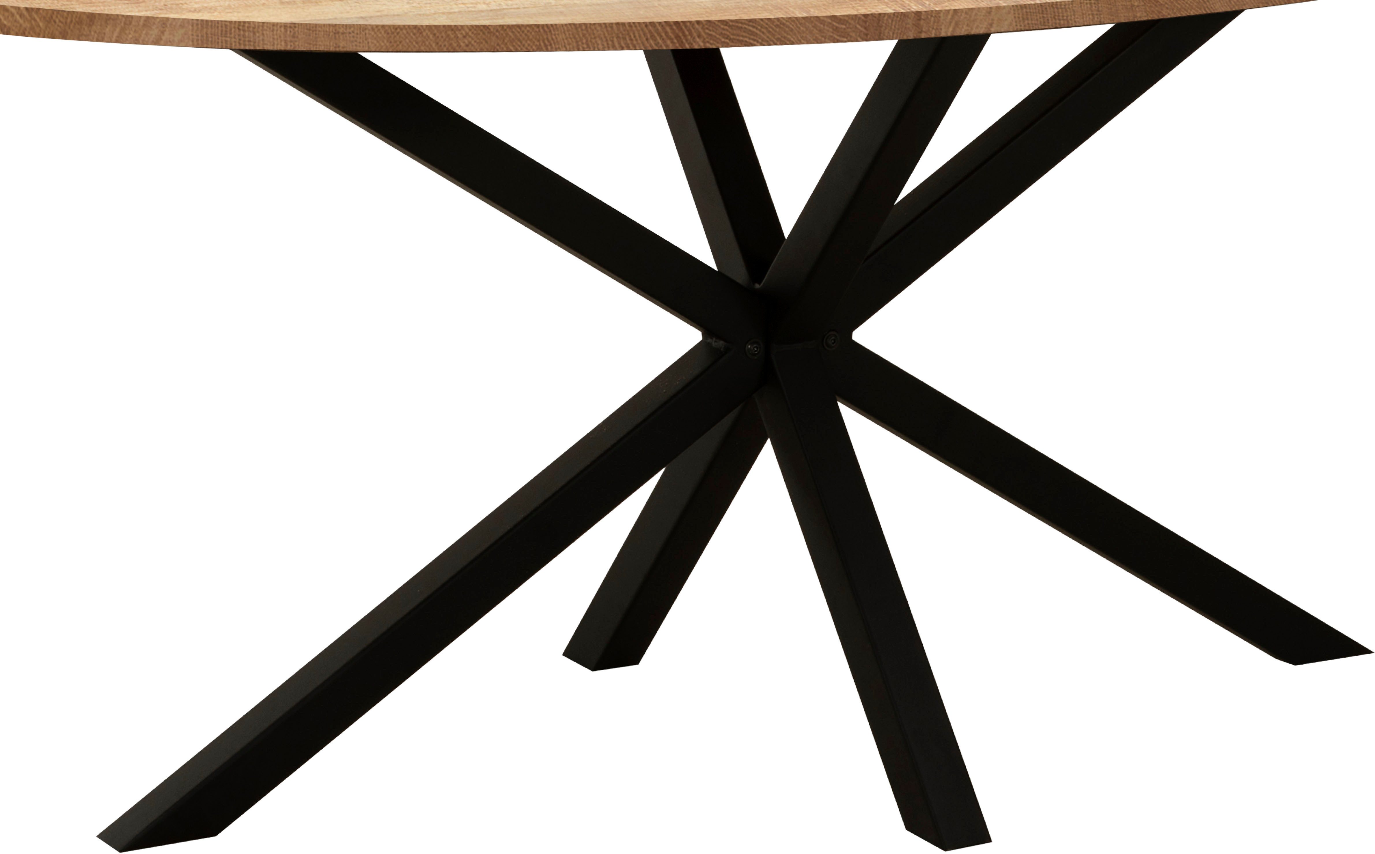 OMG Design Esstisch Kent (1-St), Hochwertige Melamin-Tischplatte mit Metallgestell