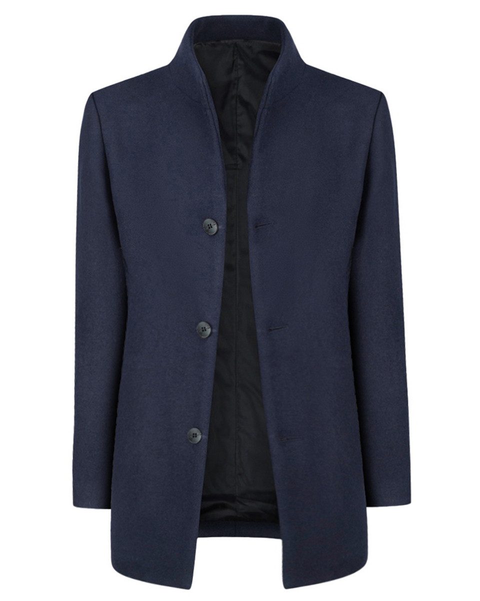 Allthemen Wollmantel Herren mittellanger Mantel Slim günstig online kaufen