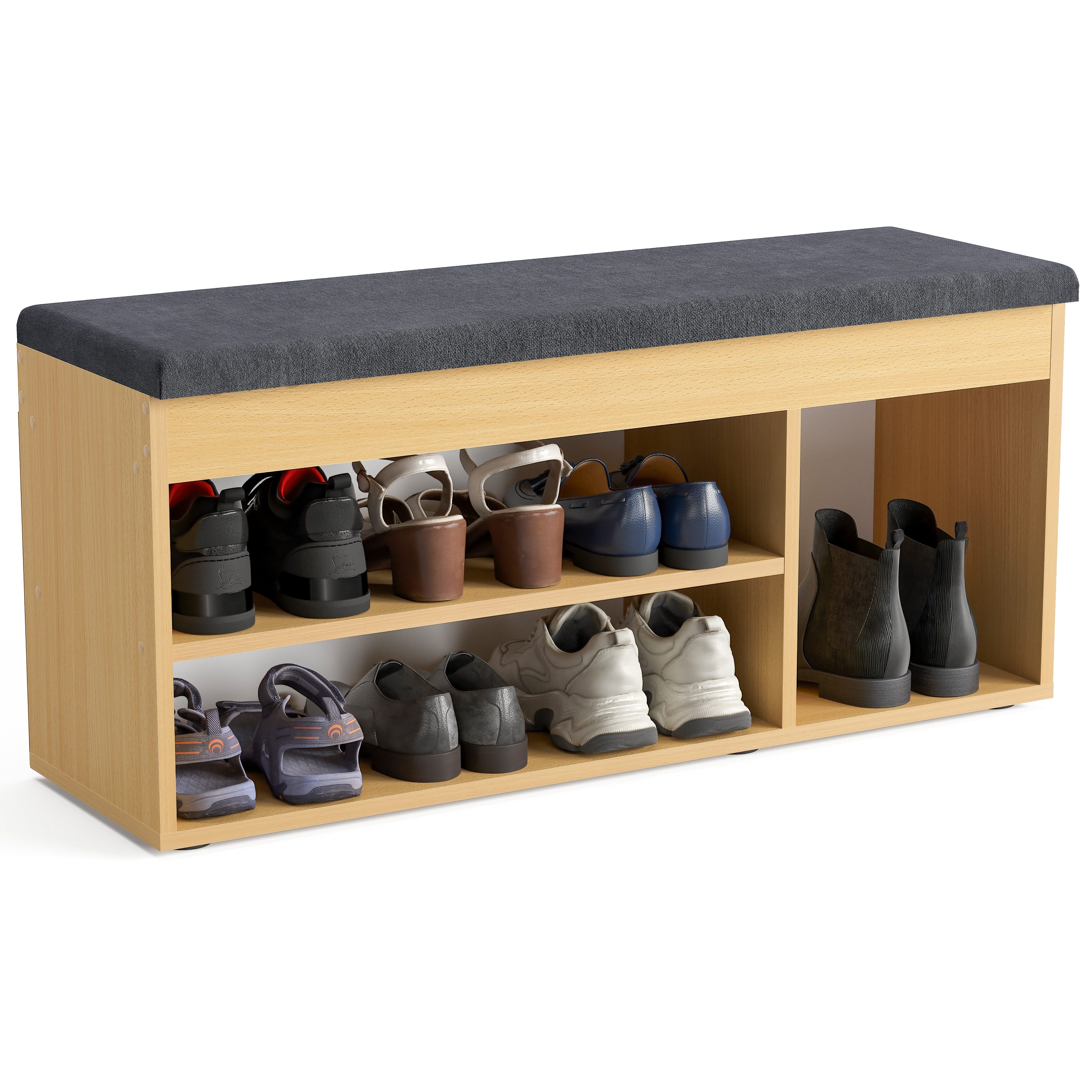 KOMTO Schuhbank Mit Sitzfläche Schuhregal Bank günstig online kaufen