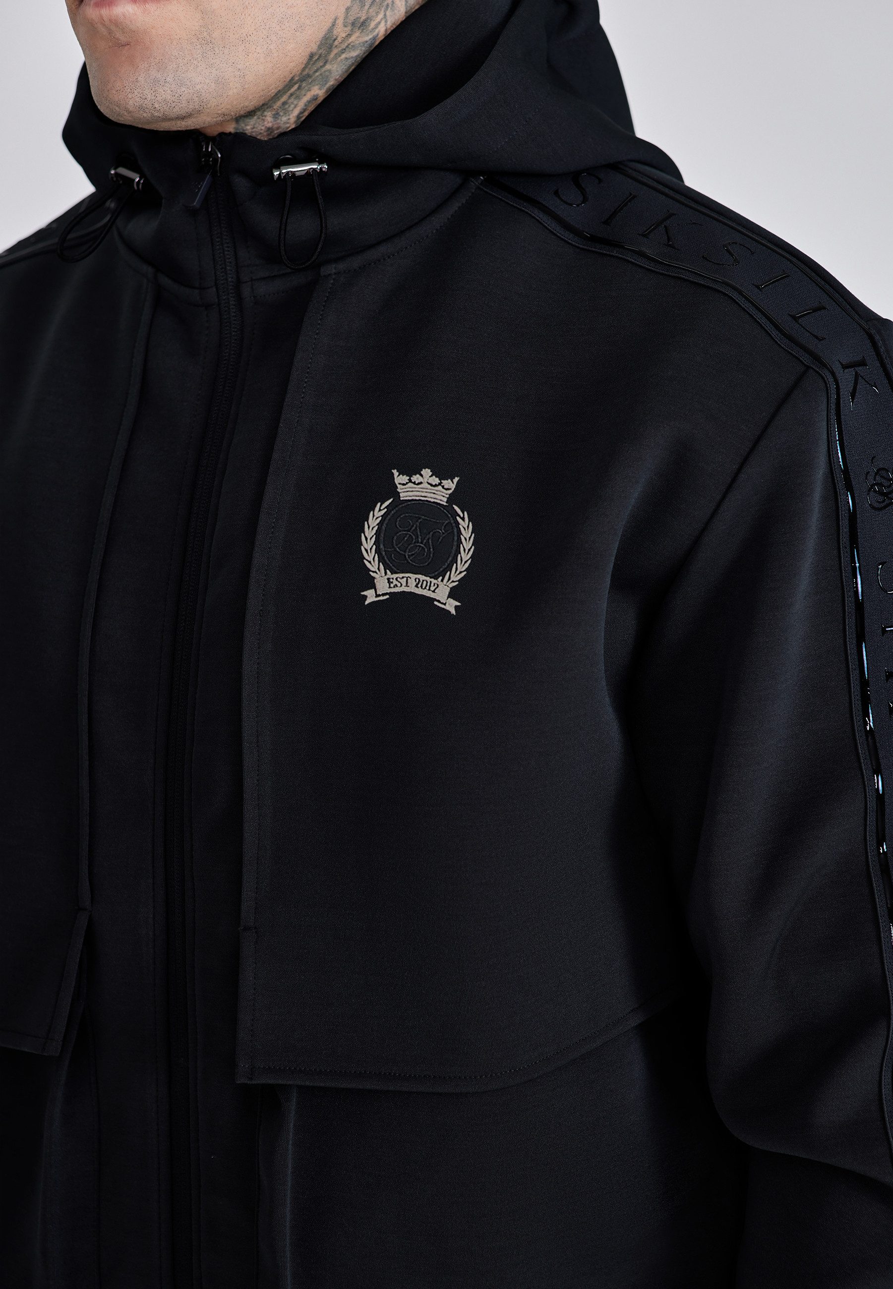 Siksilk Hoodie SikSilk Herren Utility Kapuzenpullover günstig online kaufen