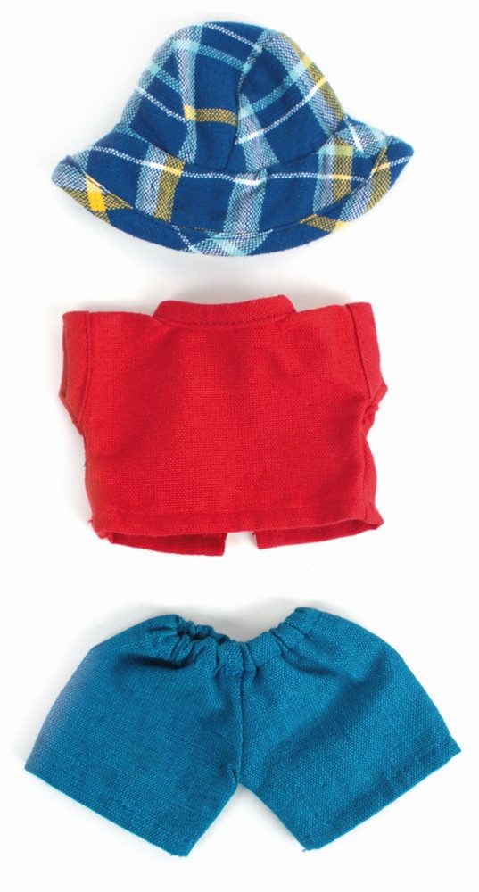 El Puente Stoffpuppe Kleiderset für Anziehpuppen "Sommer", Handmade, Fair Trade
