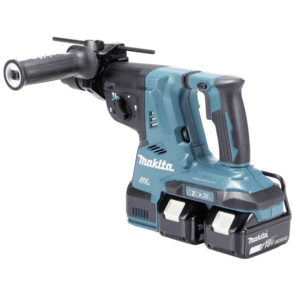 Makita Bohrhammer Makita DHR283ZWJU SDS-Plus-Akku-Kombihammer 18 V ohne Akku, ohne La