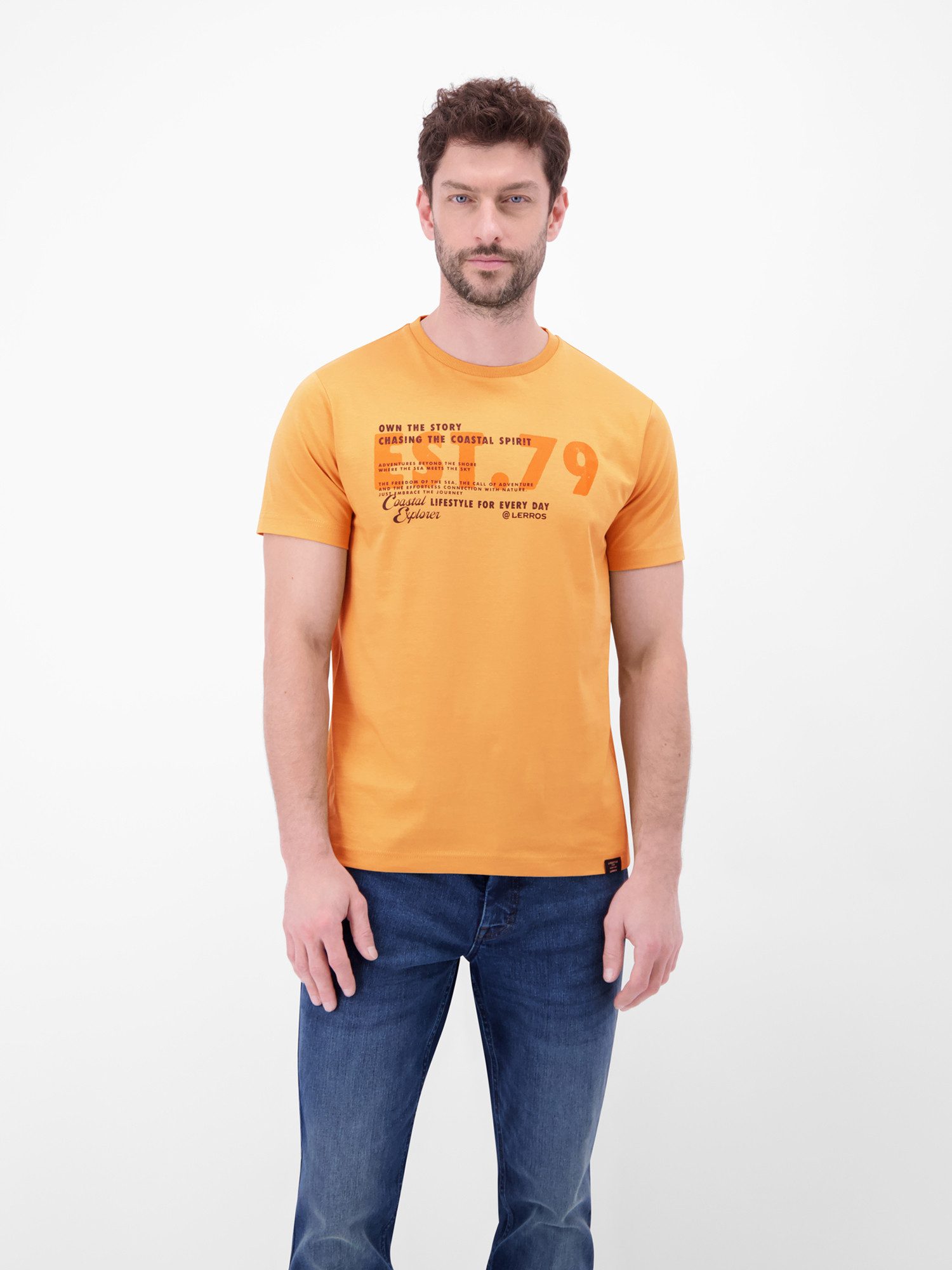 T-Shirt T-Shirt aus Baumwolle mit Brustprint