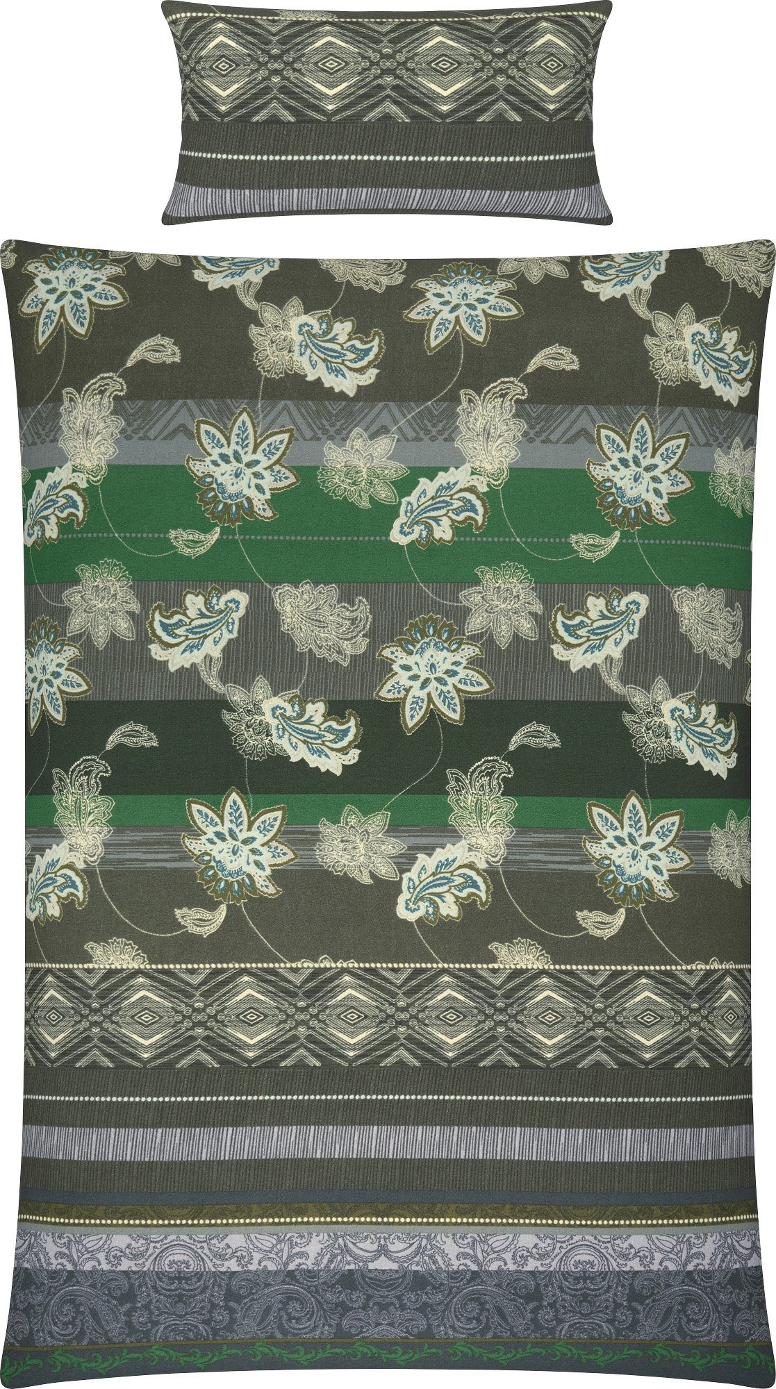 Erwin Müller Bettwäsche Bettwäsche, Biber, Edelflanell Blumen günstig online kaufen