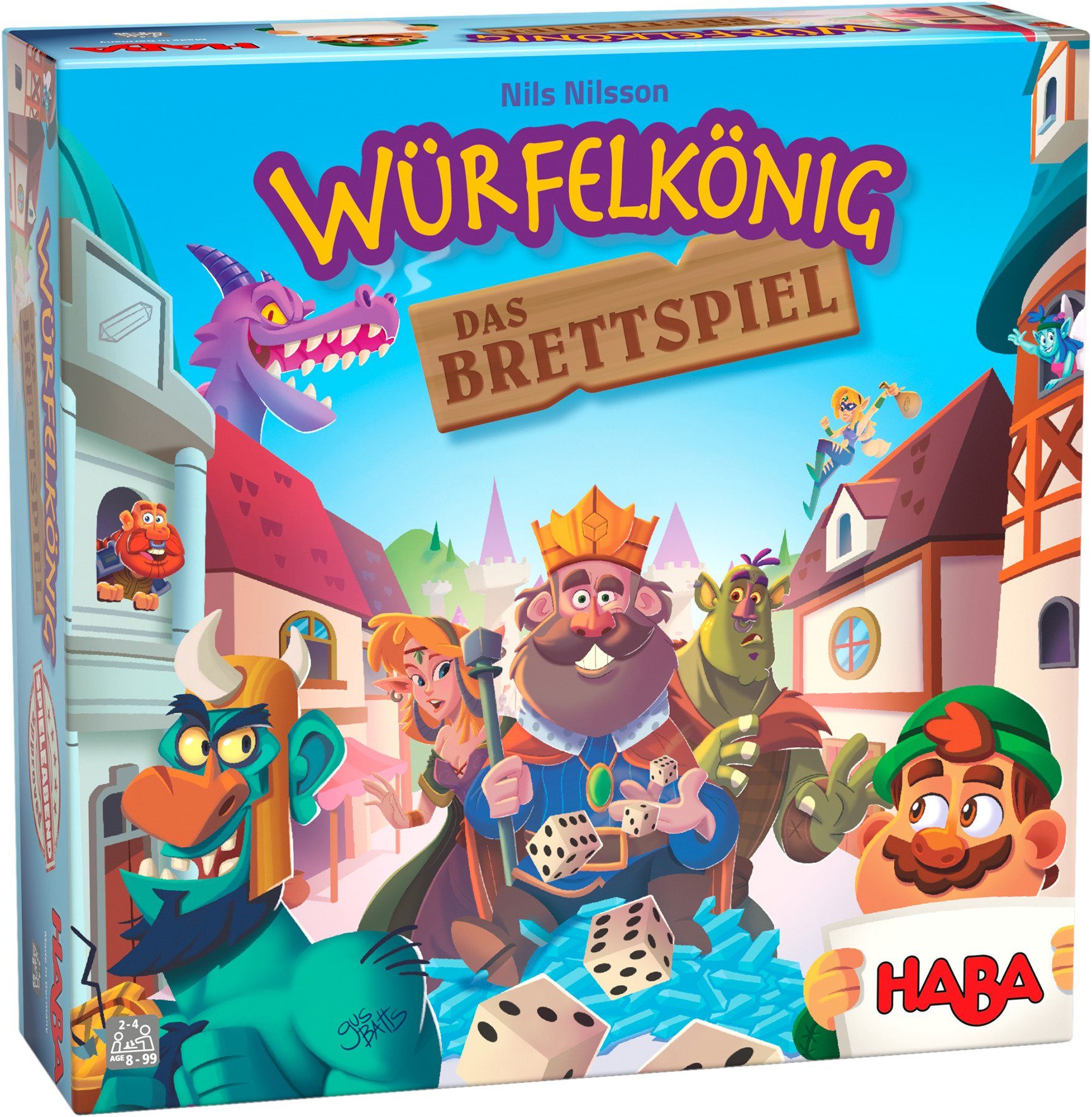 Würfelkönig, Das Brettspiel, Germany Strategiespiel Holzspielzeug, in Spiel, Haba Made