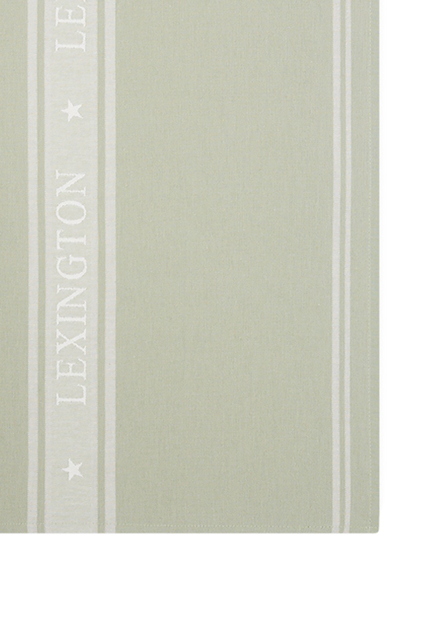 green/white Cotton Jacquard Icons sage Geschirrtuch Lexington Star