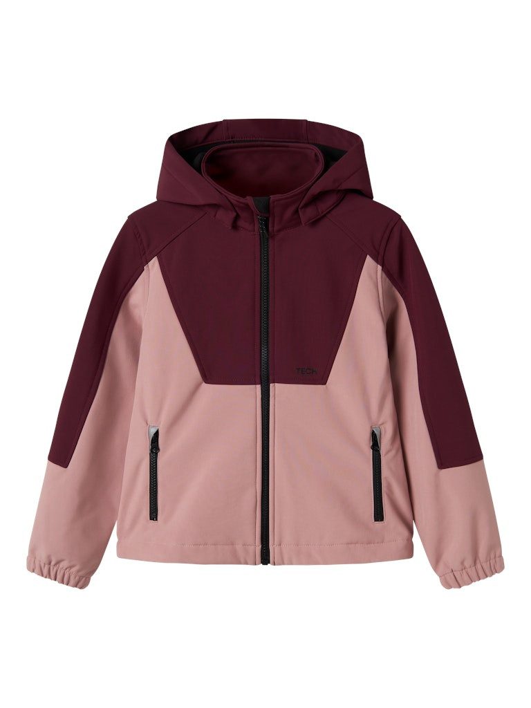 Name It Softshelljacke NKNALFA08 SOFTSHELL JACKET BLOCK FO Colorblocking