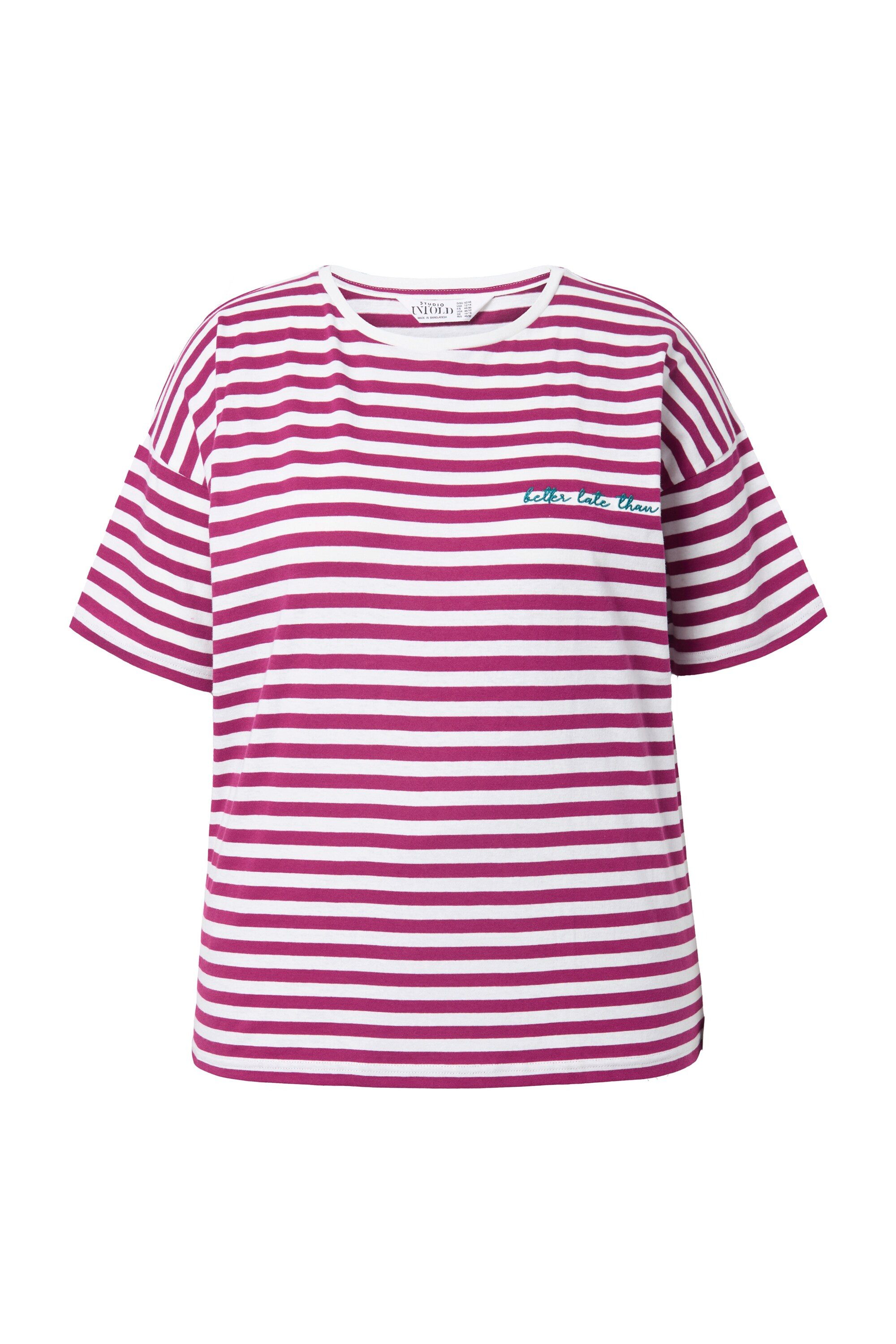 T-Shirt T-Shirt Streifen Stick Halbarm