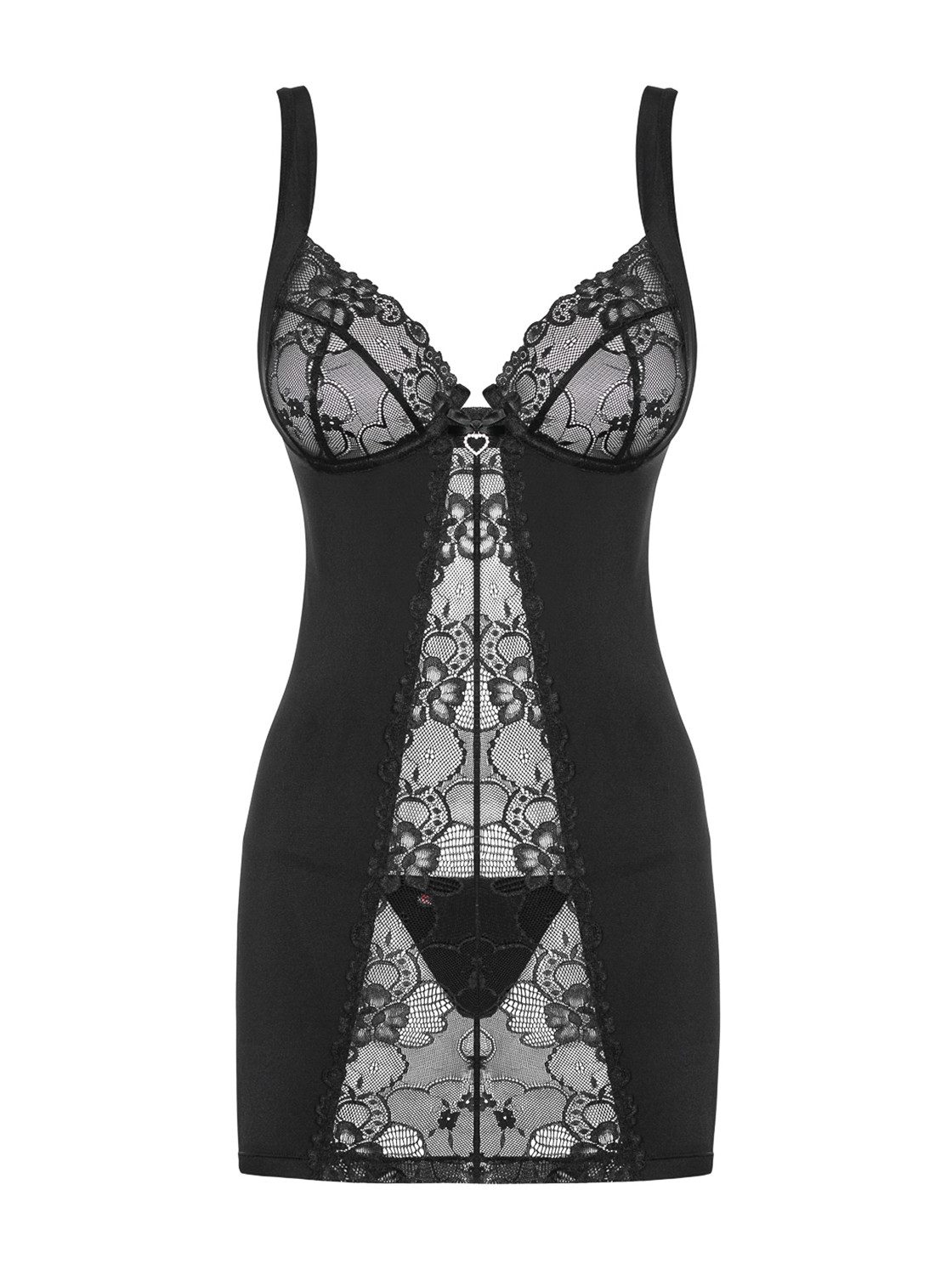 Obsessive Heartina Chemise Noir S/M