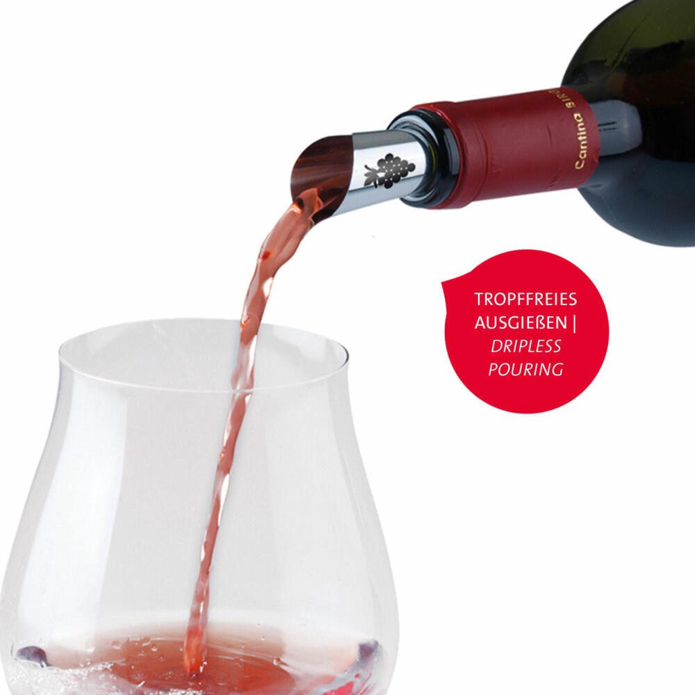 WESTMARK Korkenzieher Set, Ent-und Verkorker »Ah-So« + 5 Weinausgießer »Safety«, Ausgießen