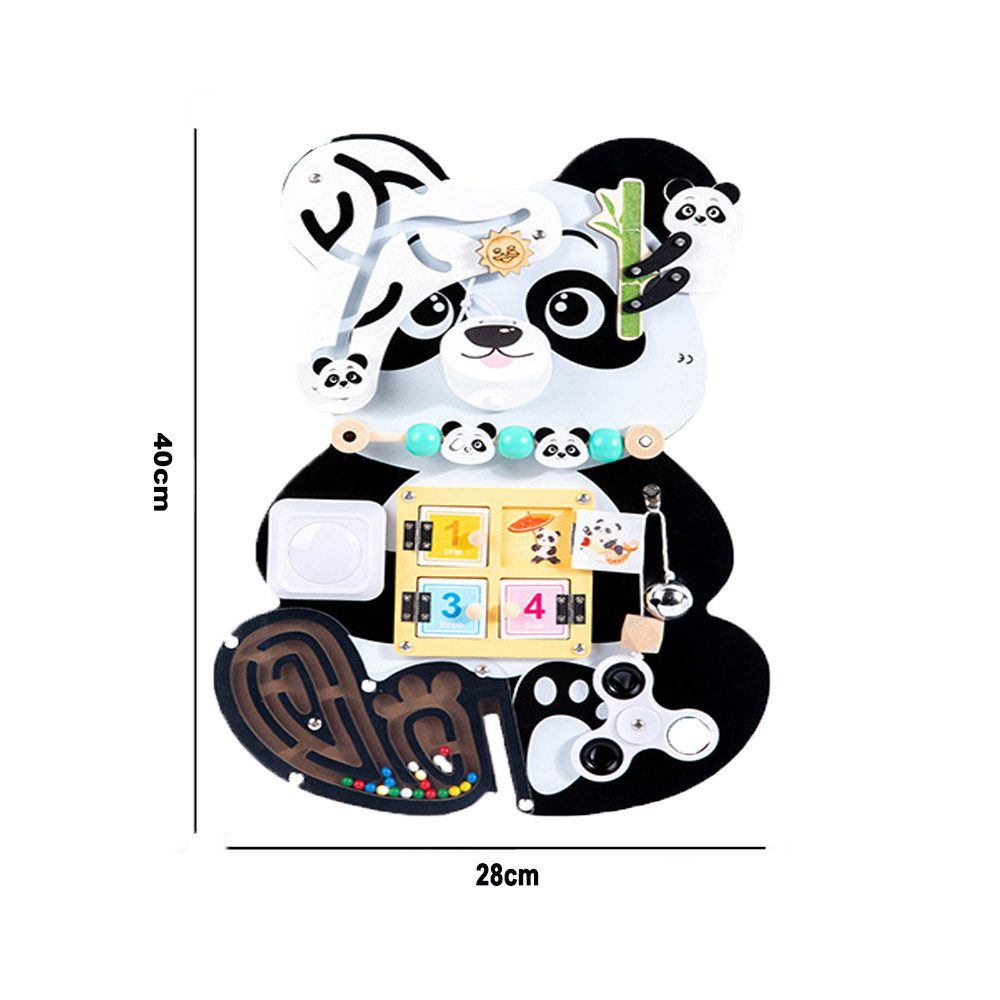 CLTYQ Motorikbrett Busy Board für Kleinkinder Montessori Spielzeug ab1 Jahr günstig online kaufen