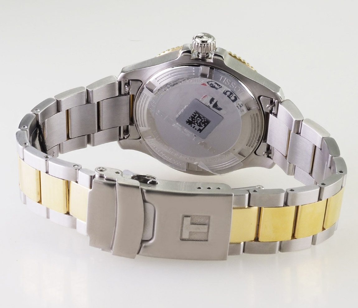 Tissot Schweizer Uhr Damen Uhr 36 mm Ø T1202102205100 Seastar Neu 30 ATM