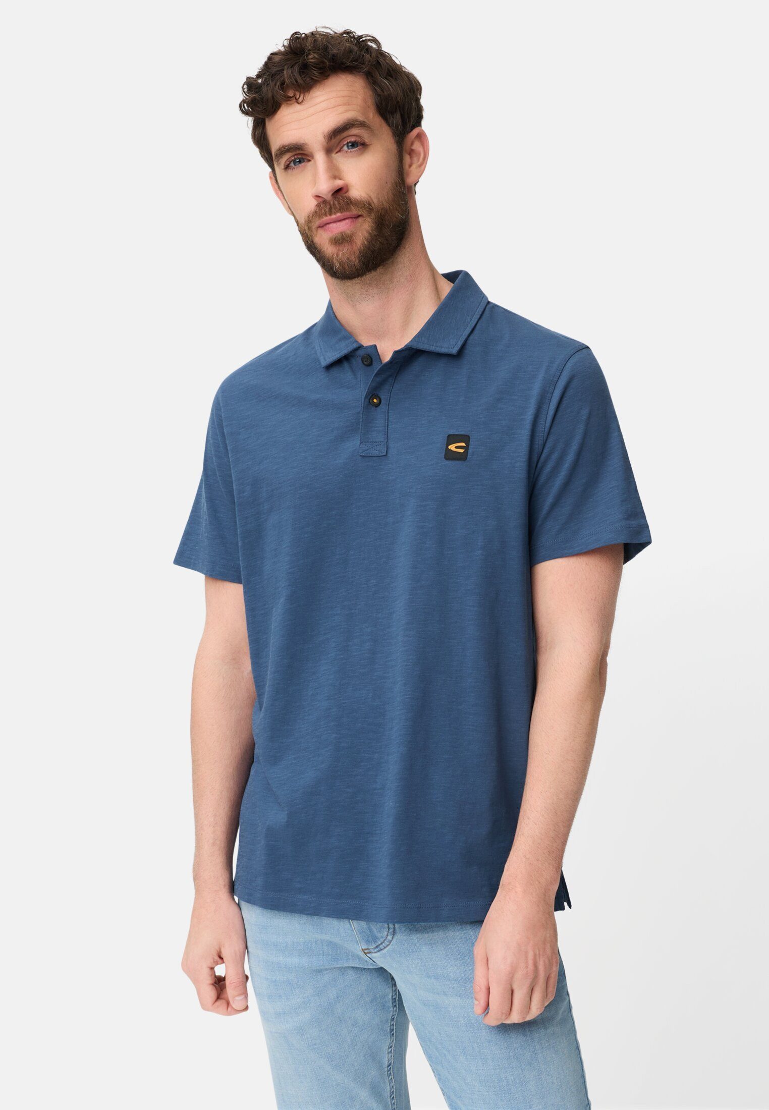 camel active Poloshirt aus reiner Baumwolle Kurzarm Shirts_Poloshirt