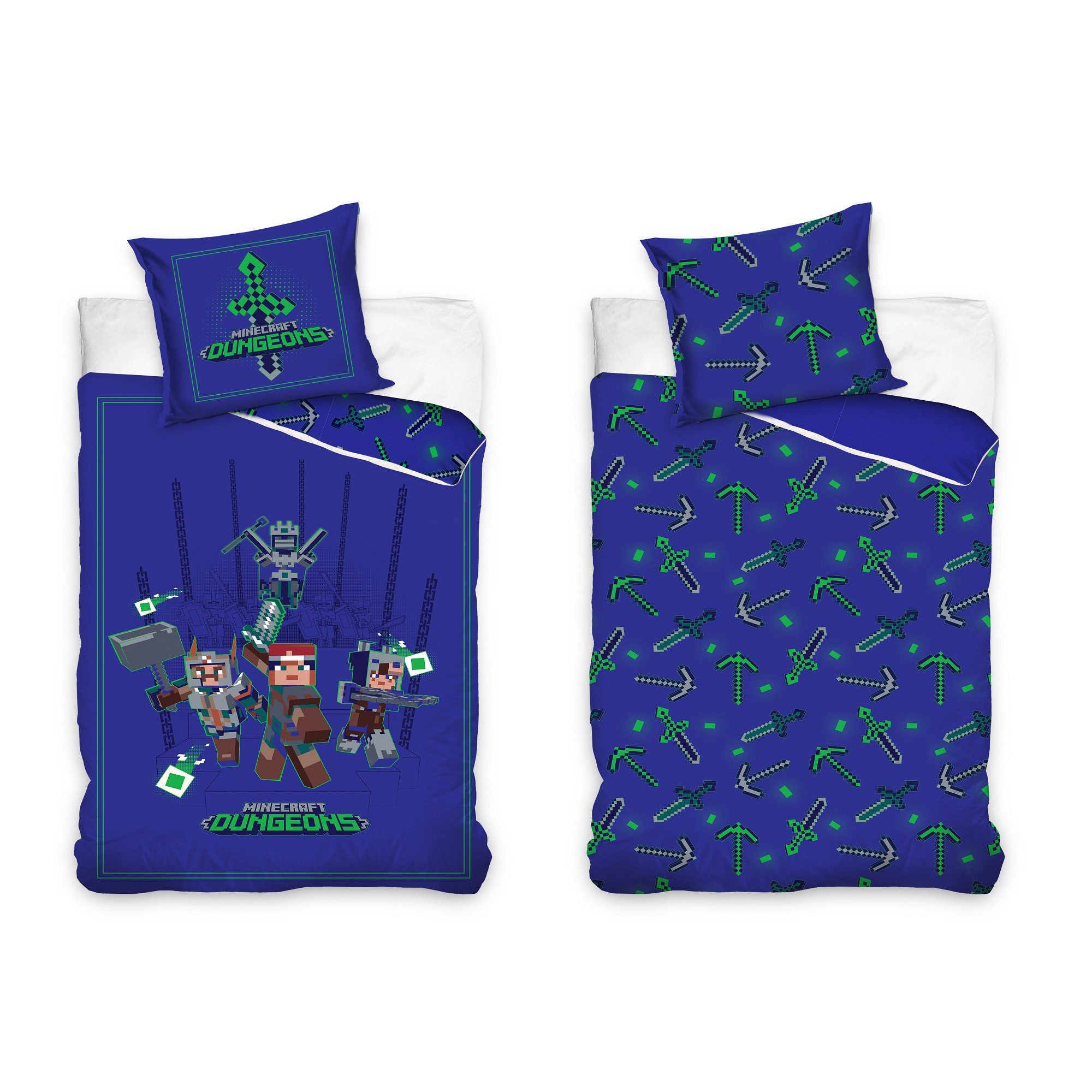 Familando Kinderbettwäsche Minecraft Bettwäsche Set für günstig online kaufen
